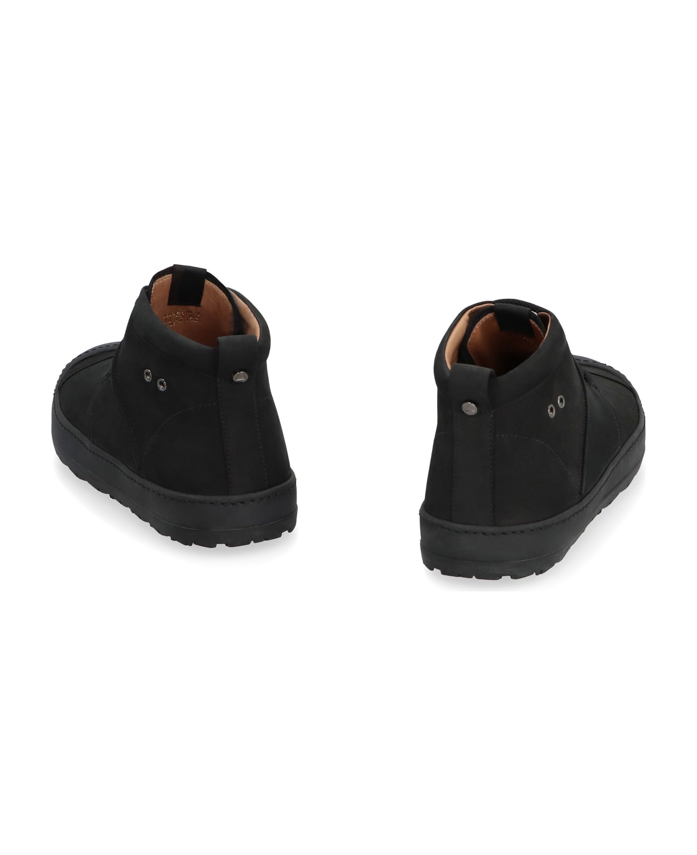Volta Leather Desert Boots - black