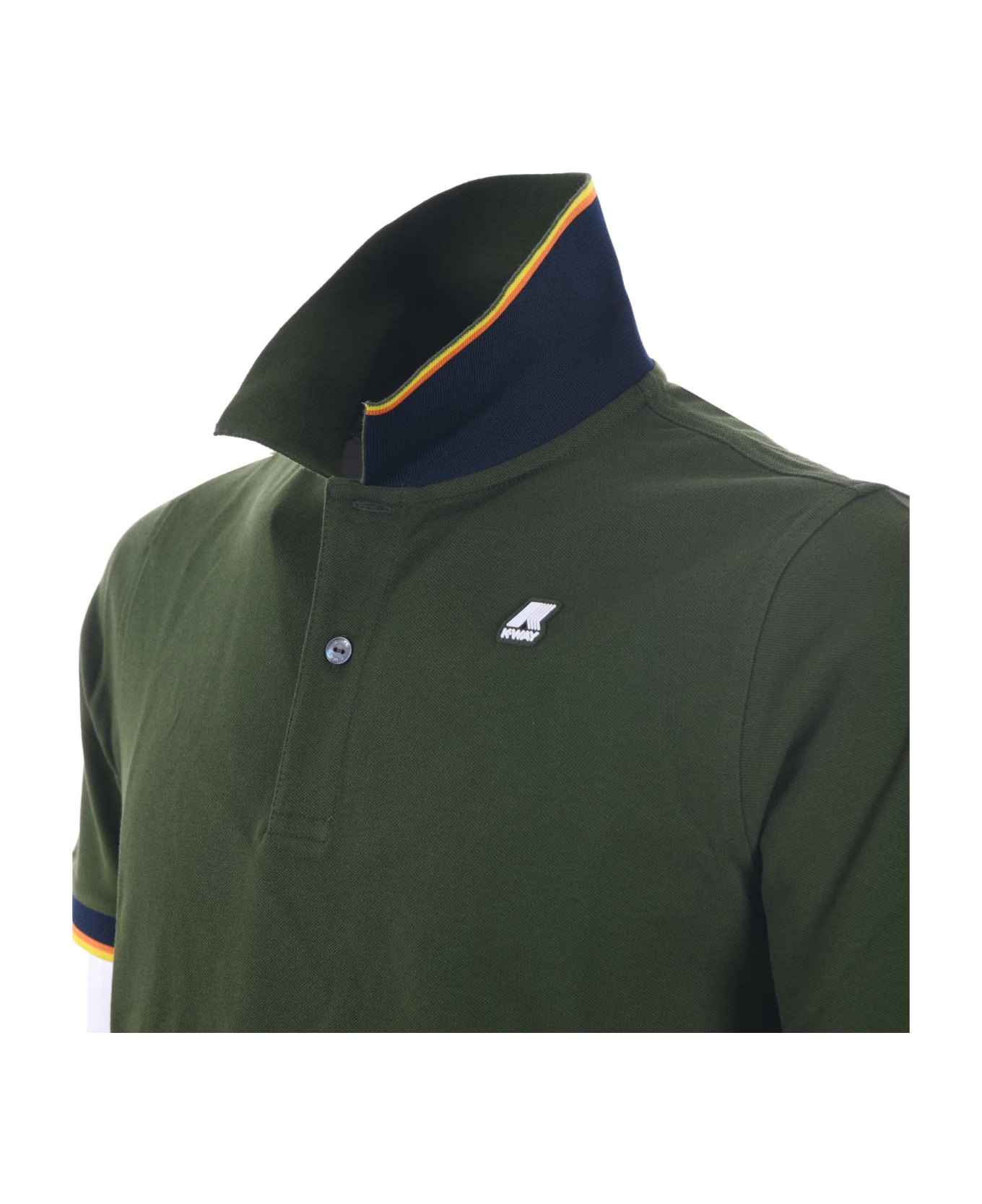 K-Way Polo Shirt - Verde militare