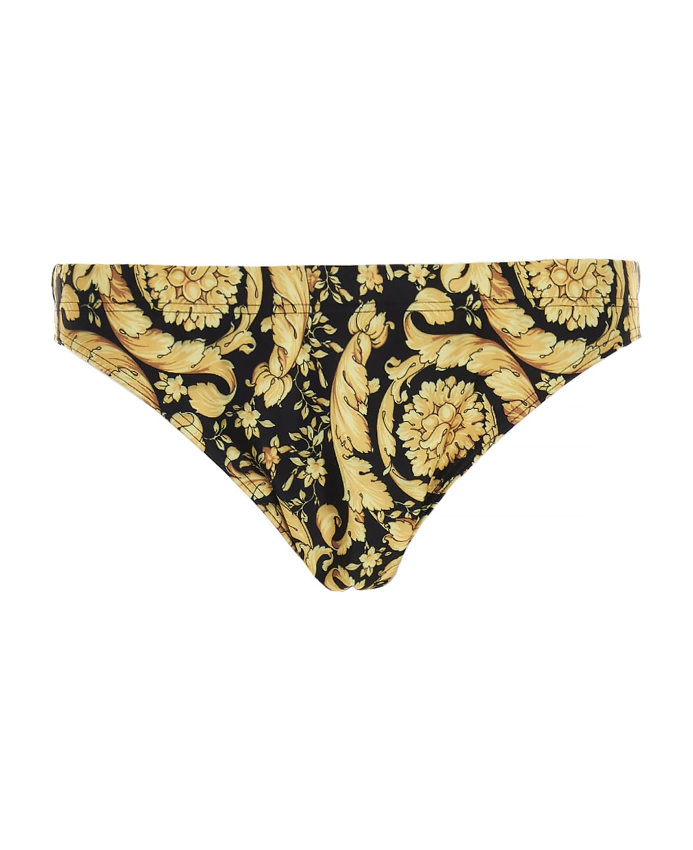 Versace 'barocco' Bikini Bottom - Multicolor