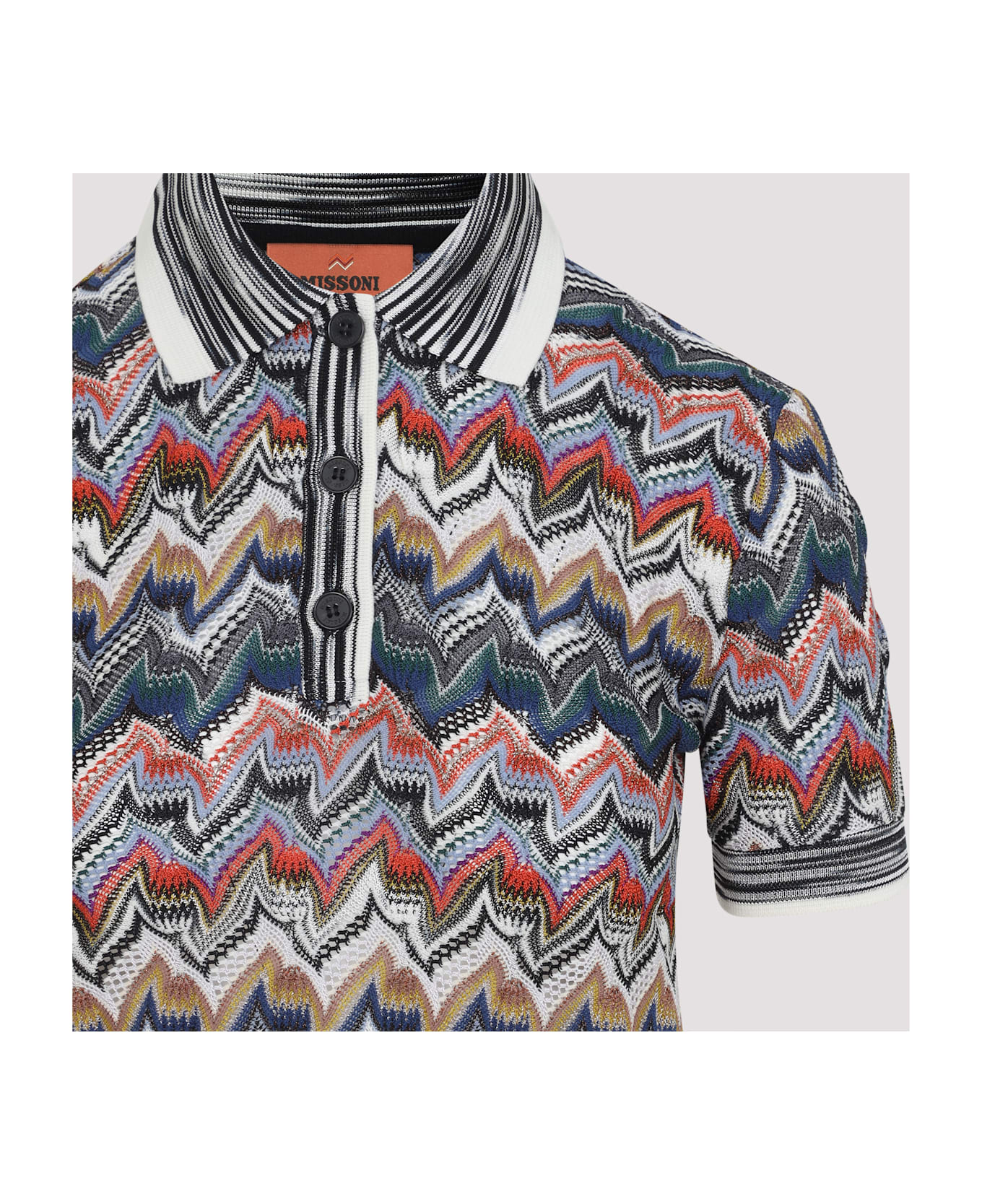 Missoni Viscose And Wool Polo - Multicolor