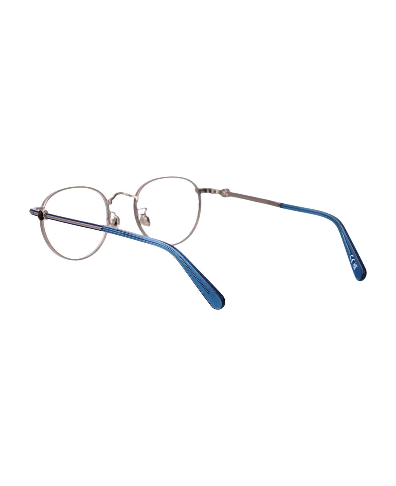 Moncler Eyewear Ml5204 Glasses - 014 Rutenio Chiaro Lucido