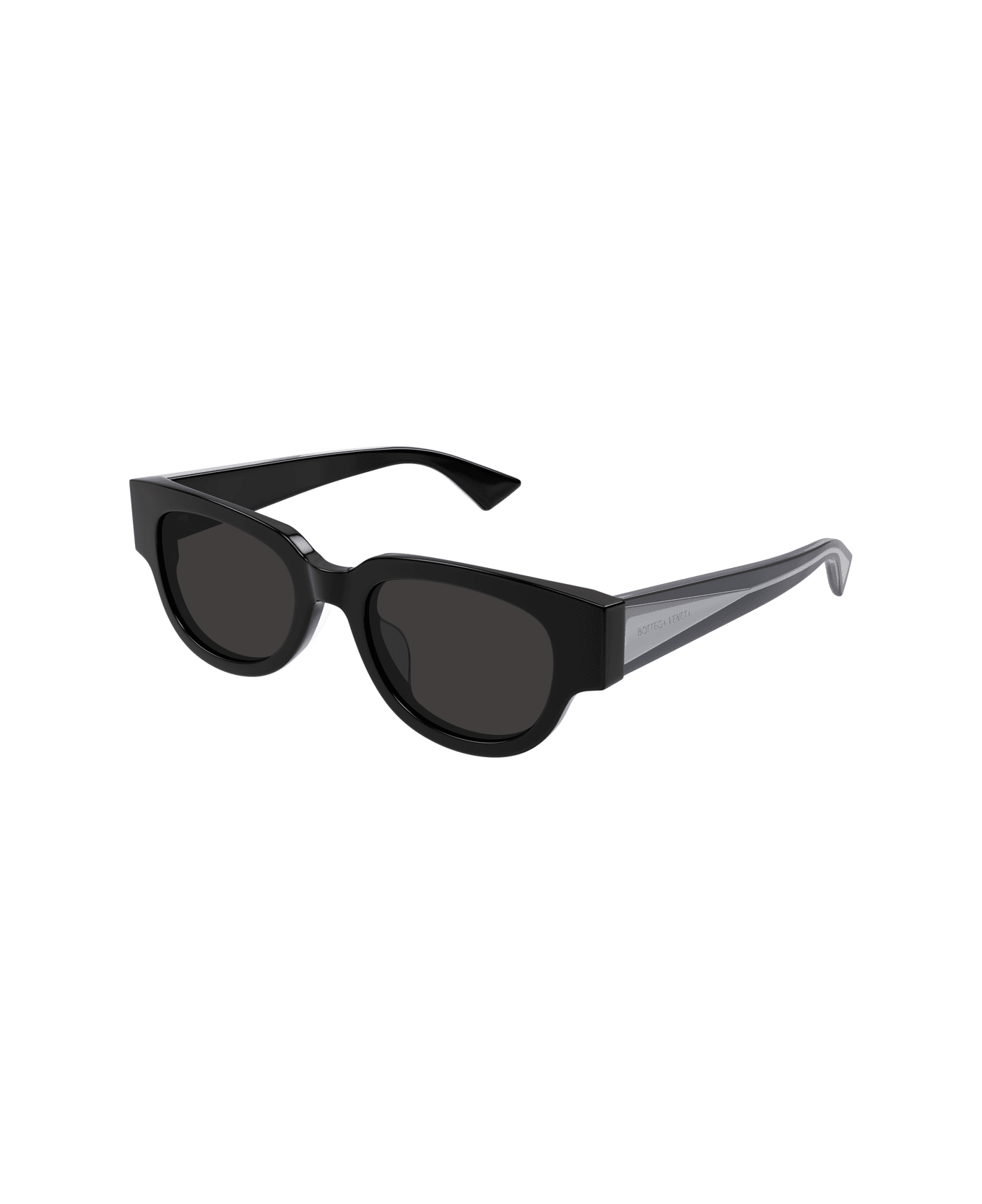 Bottega Veneta Eyewear Bv1278sa Tri-fold-line New Classic 001 Sunglasses - Nero