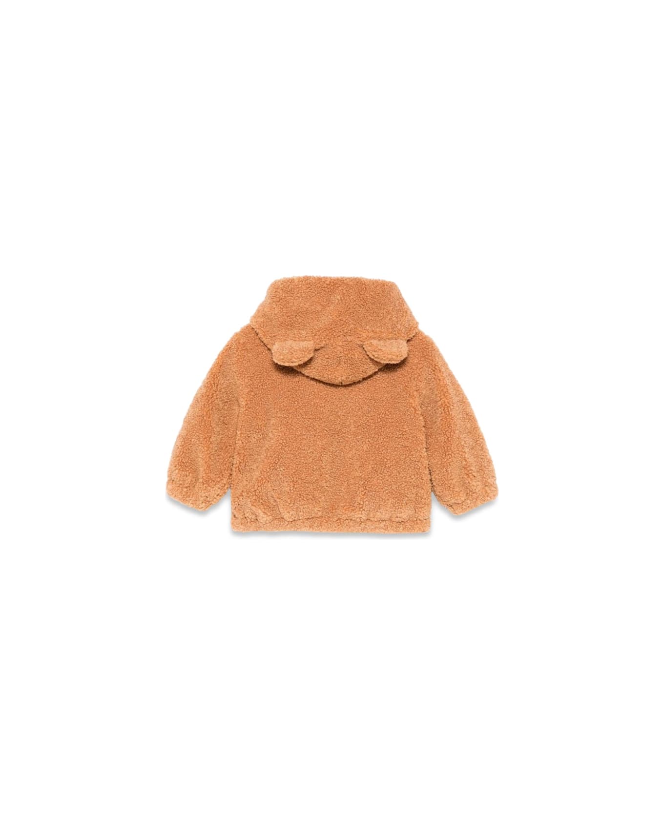 Moschino Hooded Jacket - BROWN