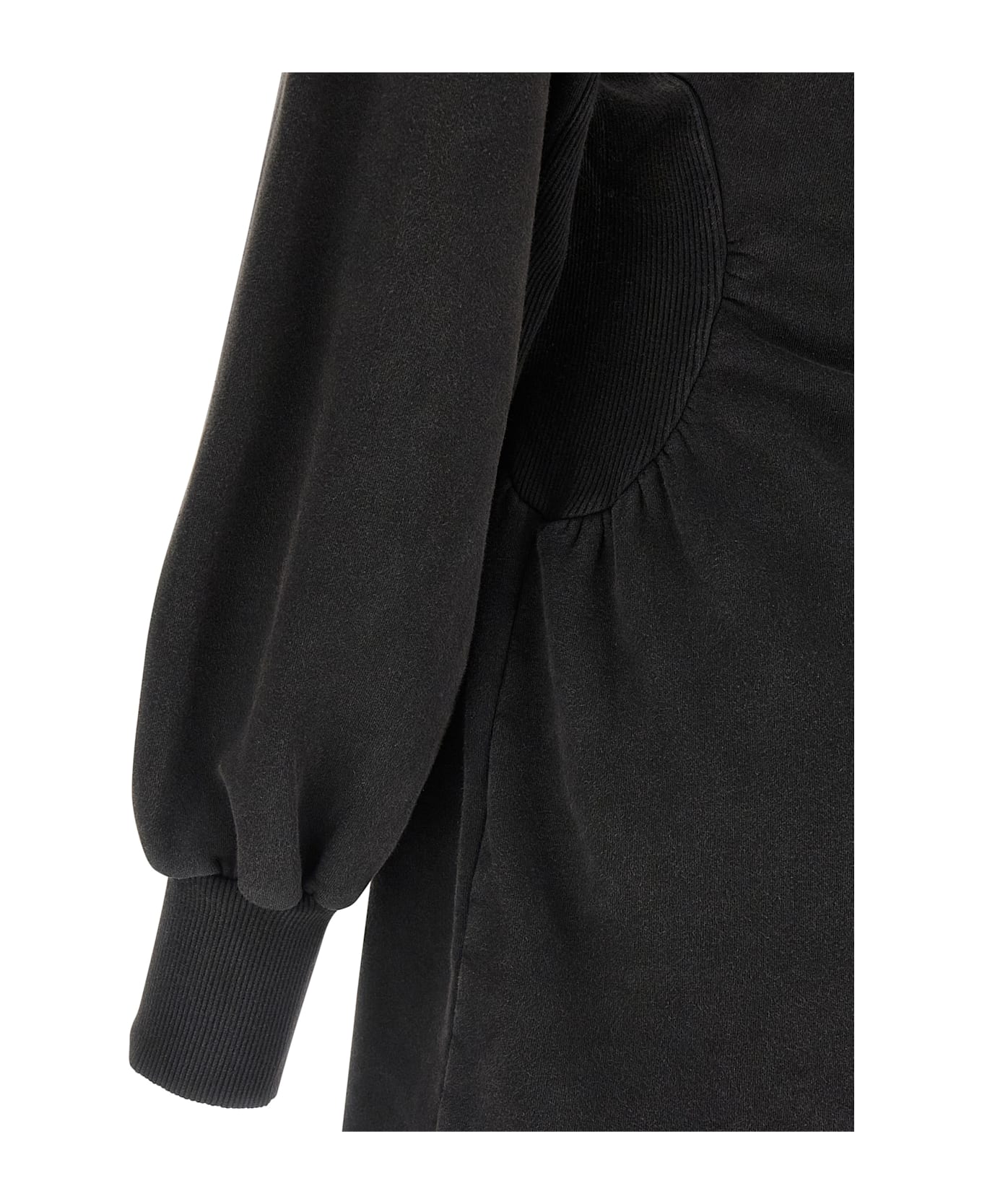 The Attico Sweatshirt Dress - Black  