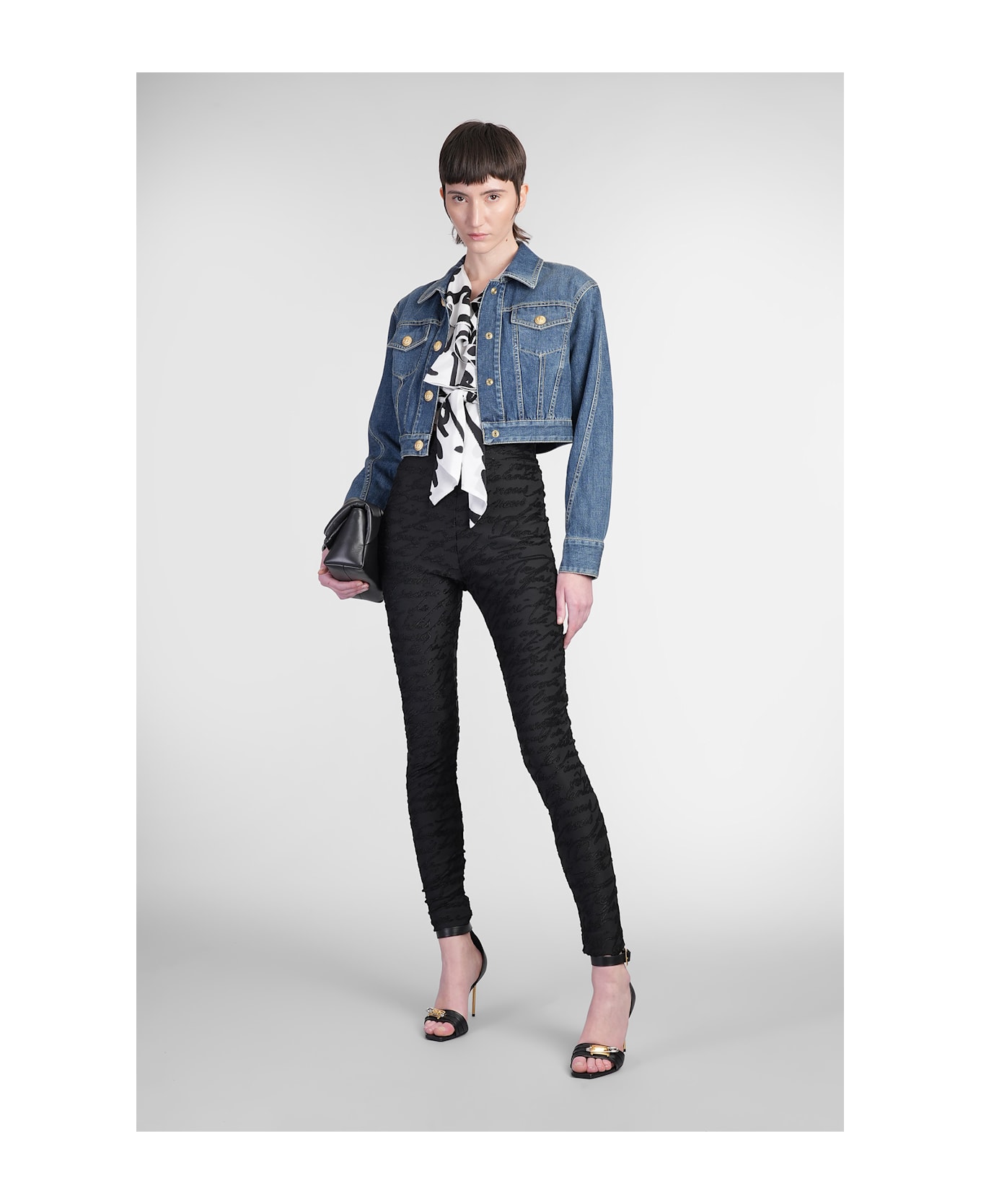 Balmain Denim Jackets In Blue Cotton - blue