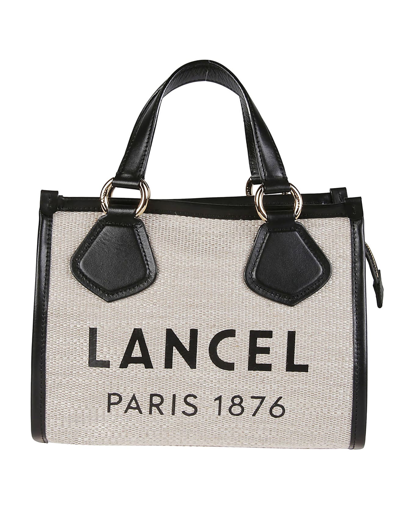 Lancel Summer Small Zip Tote Bag - A Naturel/noir