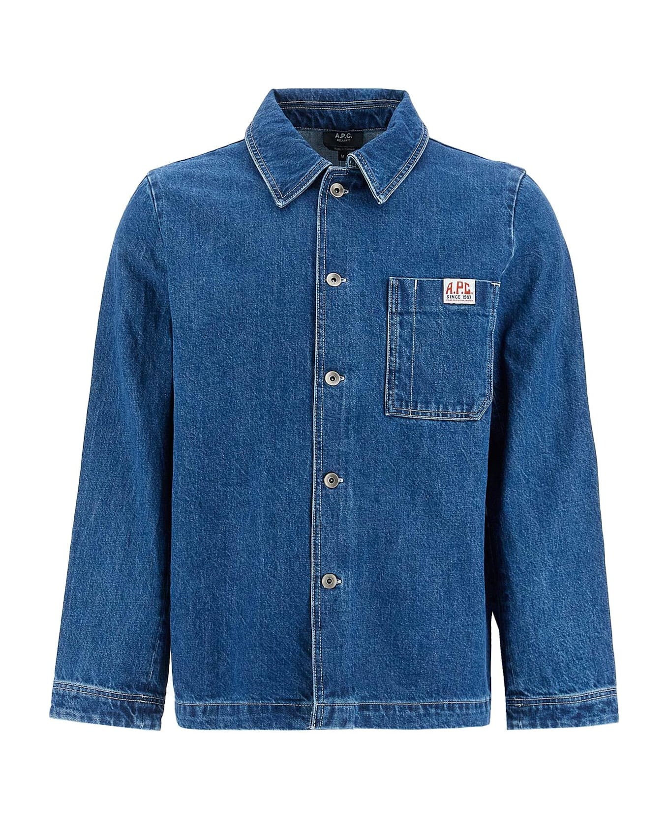 A.P.C. Lauren\n\nralph Lauren Denim Oversh - Blue