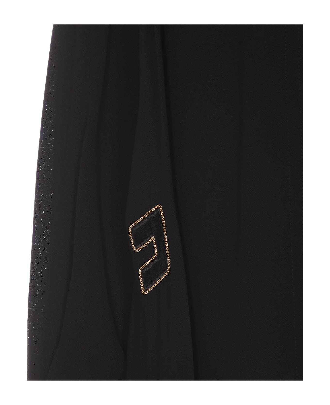 Elisabetta Franchi Shirt Featuring Scarf - Black