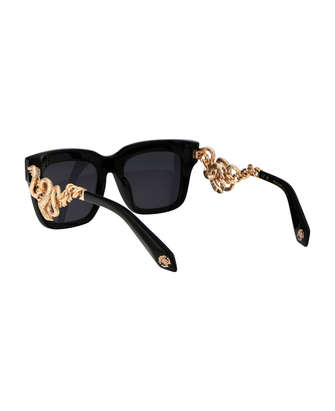 Roberto Cavalli Src041m Martineaux Sunglasses - 0700 BLACK