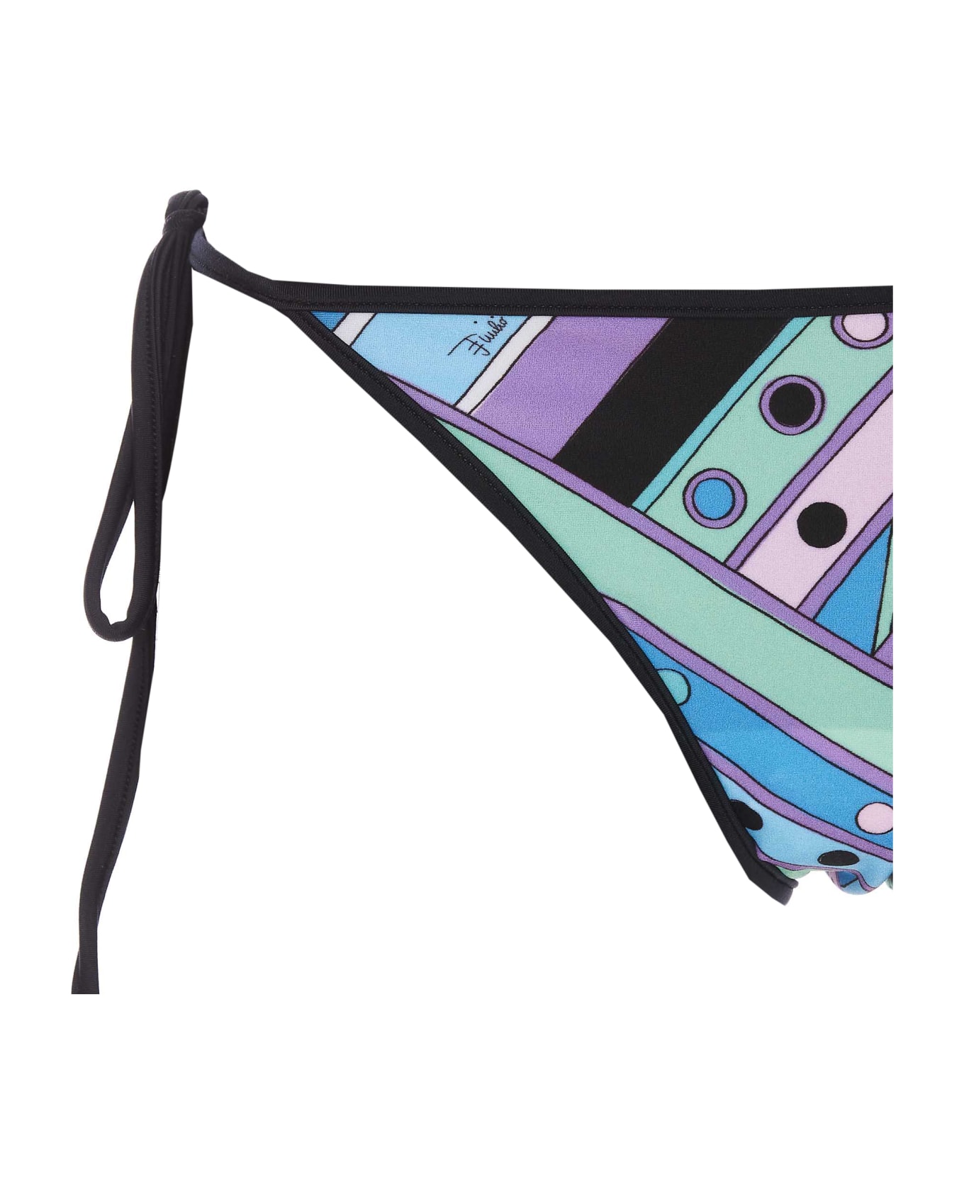 Pucci Vivara Print Bikini Slip - MultiColour