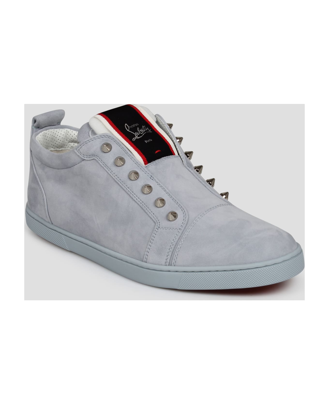 Christian Louboutin F.a.v Fique A Vontade Flat Sneakers - Blue