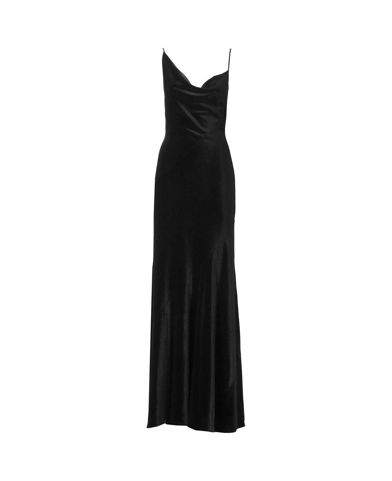 Philosophy di Lorenzo Serafini Draped Sleeveless Dress - Black