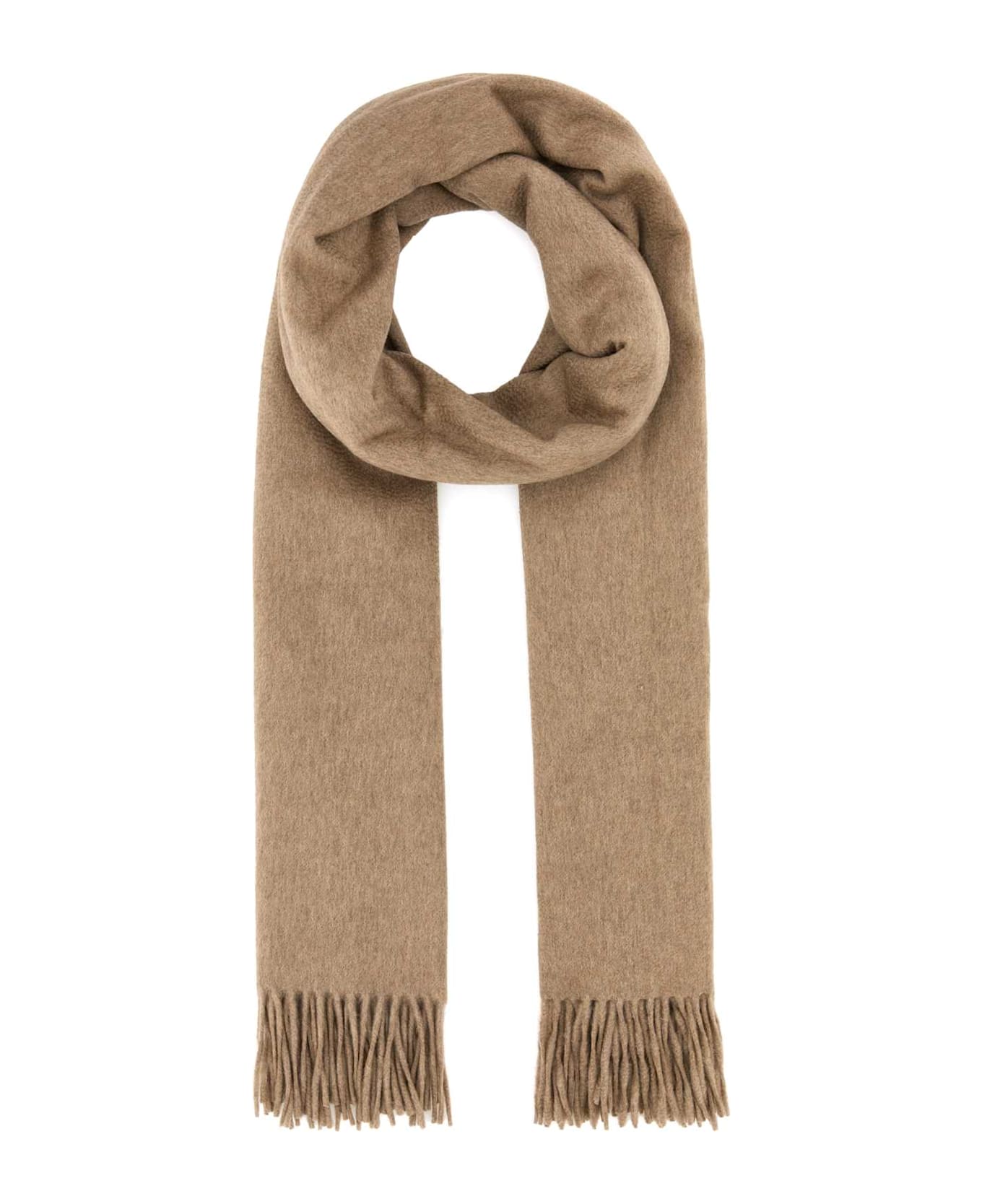 Max Mara Biscuit Cashmere Baci Scarf - MARRONE BEIGE