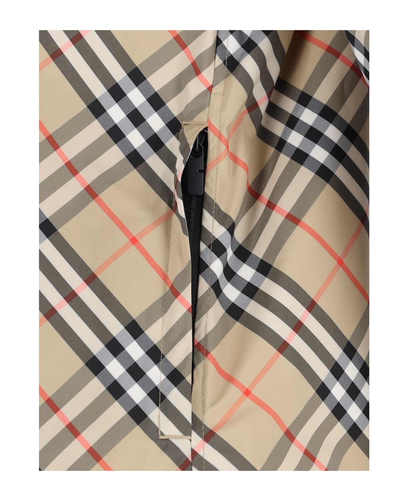 Burberry 
check
 Waterproof Jacket - SAND IP CHECK