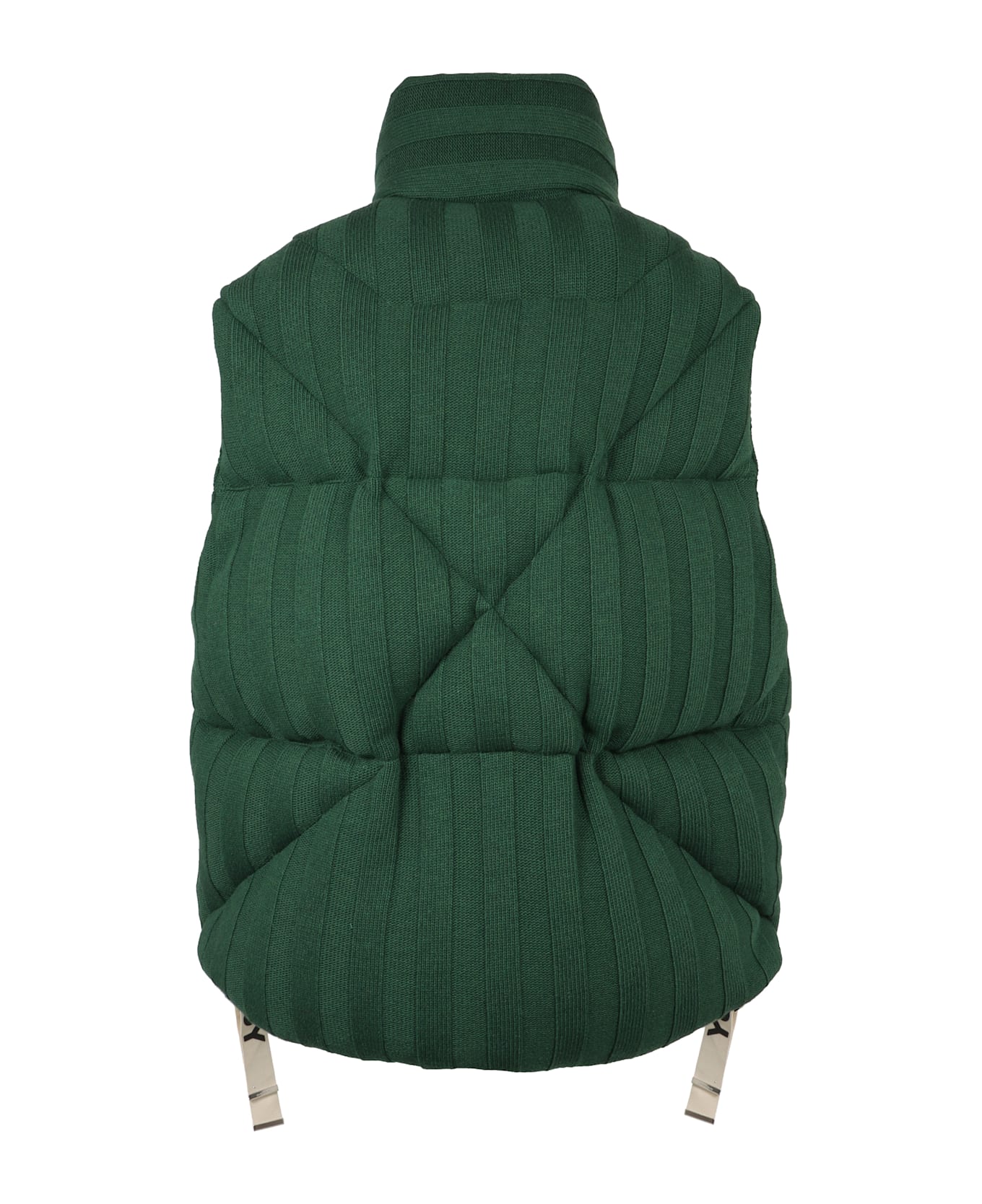 Khrisjoy Puff Knitted Padded Bodywarmer - green