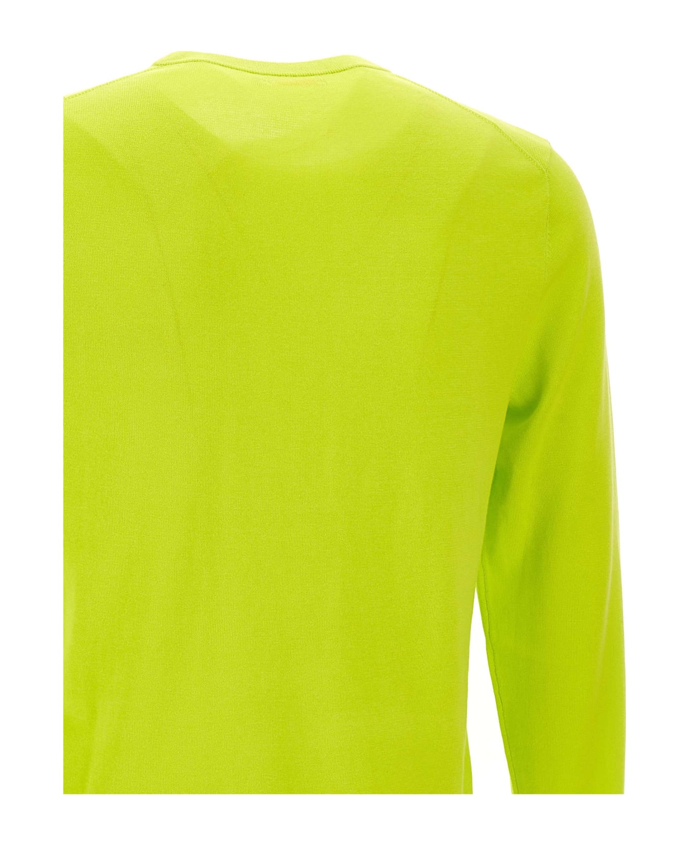Sun 68 "solid" Cotton Sweater - GREEN フリース