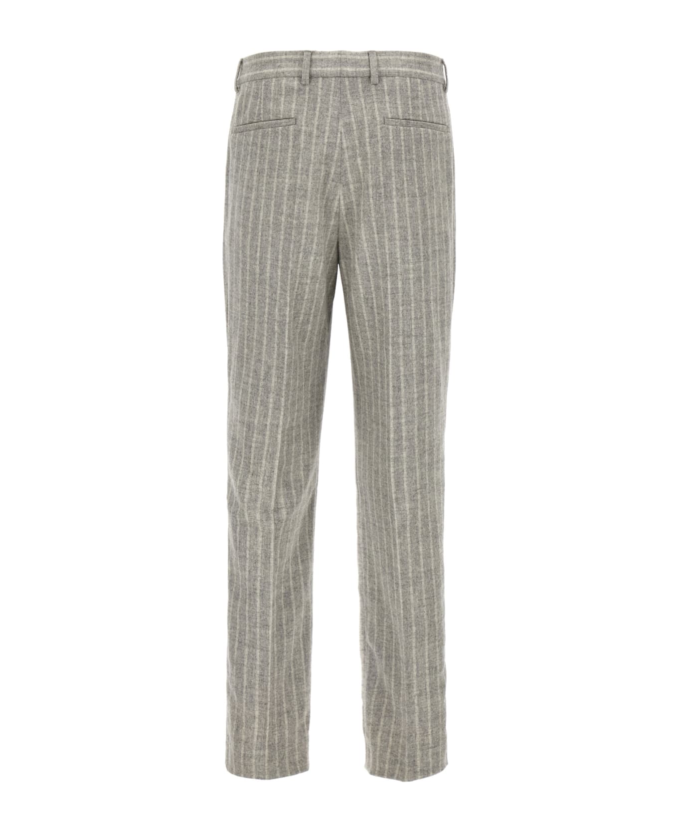 Brunello Cucinelli Pinstripe Pants - Gray