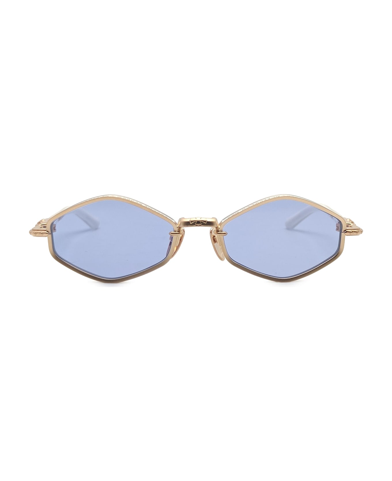 Chrome Hearts Nip Slip - Matte Gold Plated / White Sunglasses - Gold