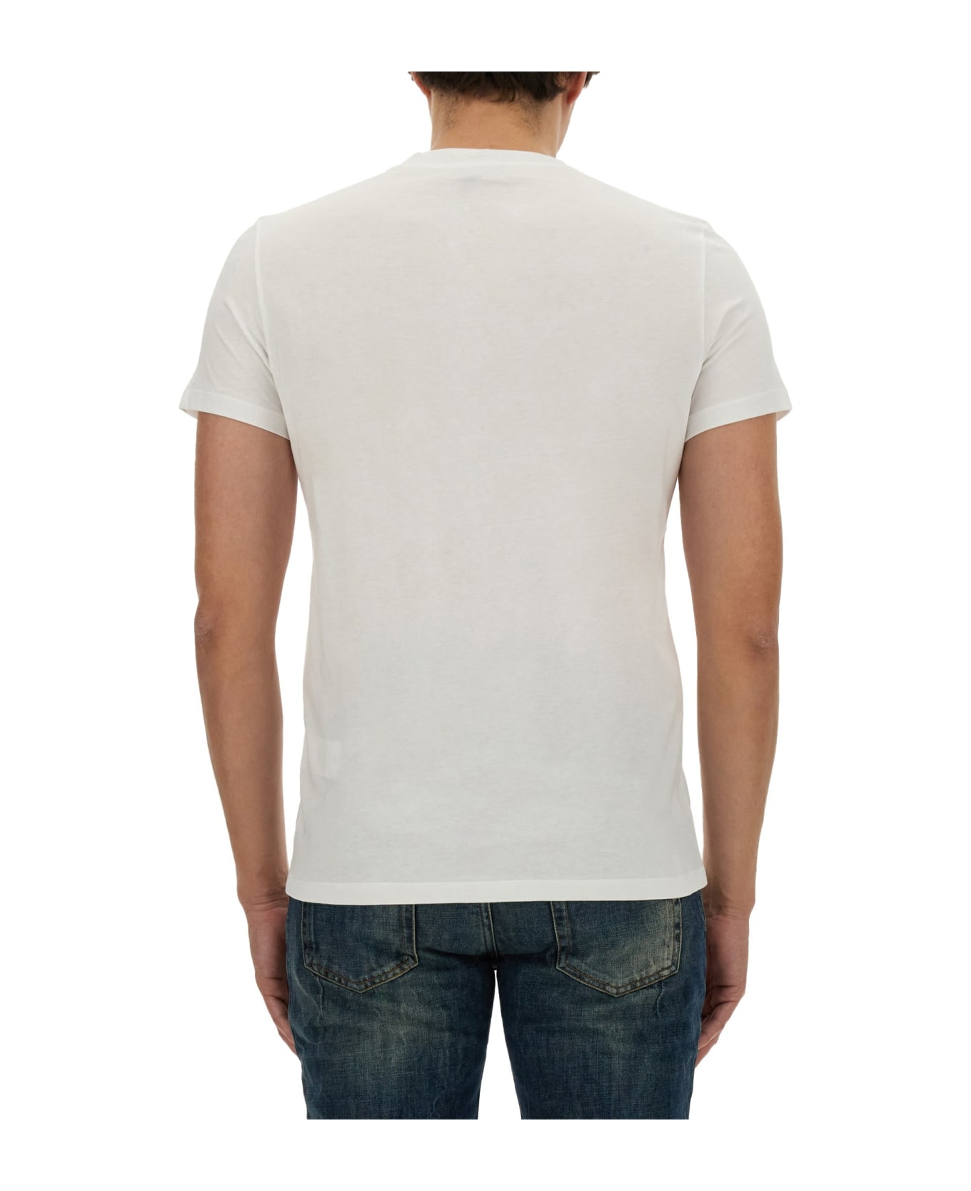 Balmain T-shirt With Logo - BIANCO シャツ
