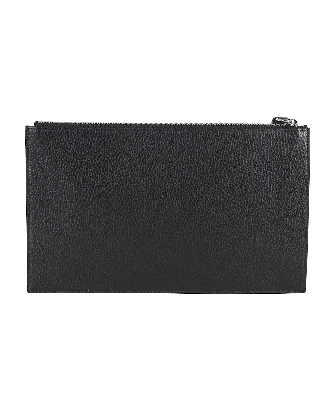 Orciani Pochette Micron Pelle Con Polsiera - Nero