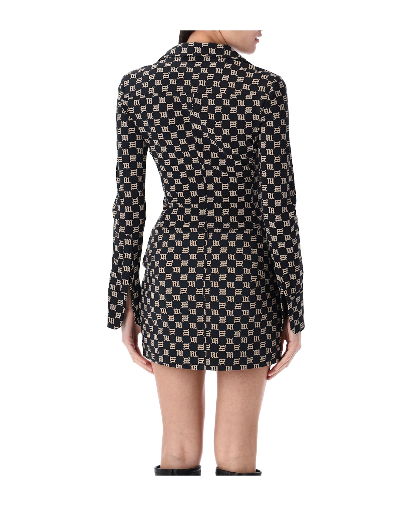 MISBHV Monogram Lara 90
s Shirt - BLACK BEIGE