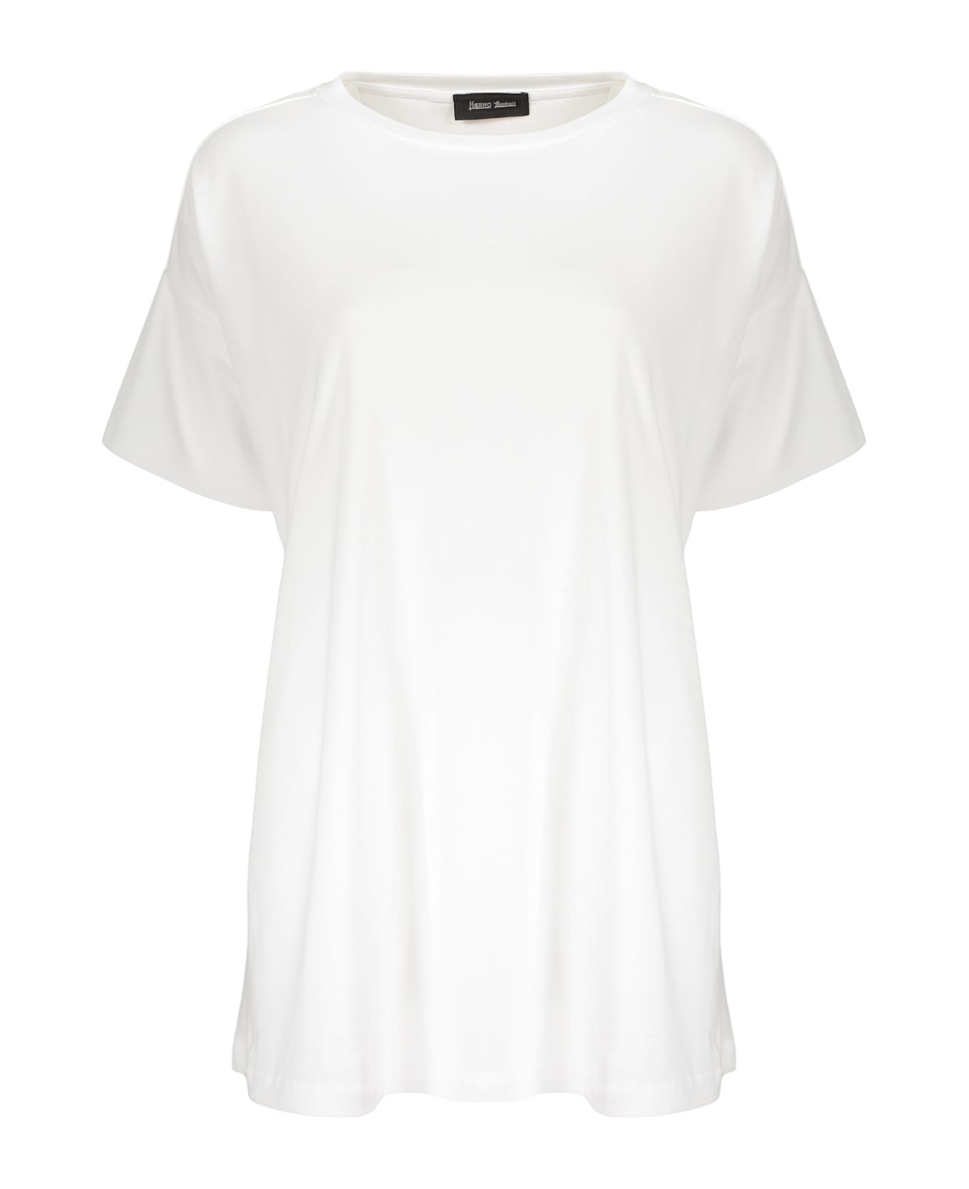Herno Cotton Crew-neck T-shirt - White