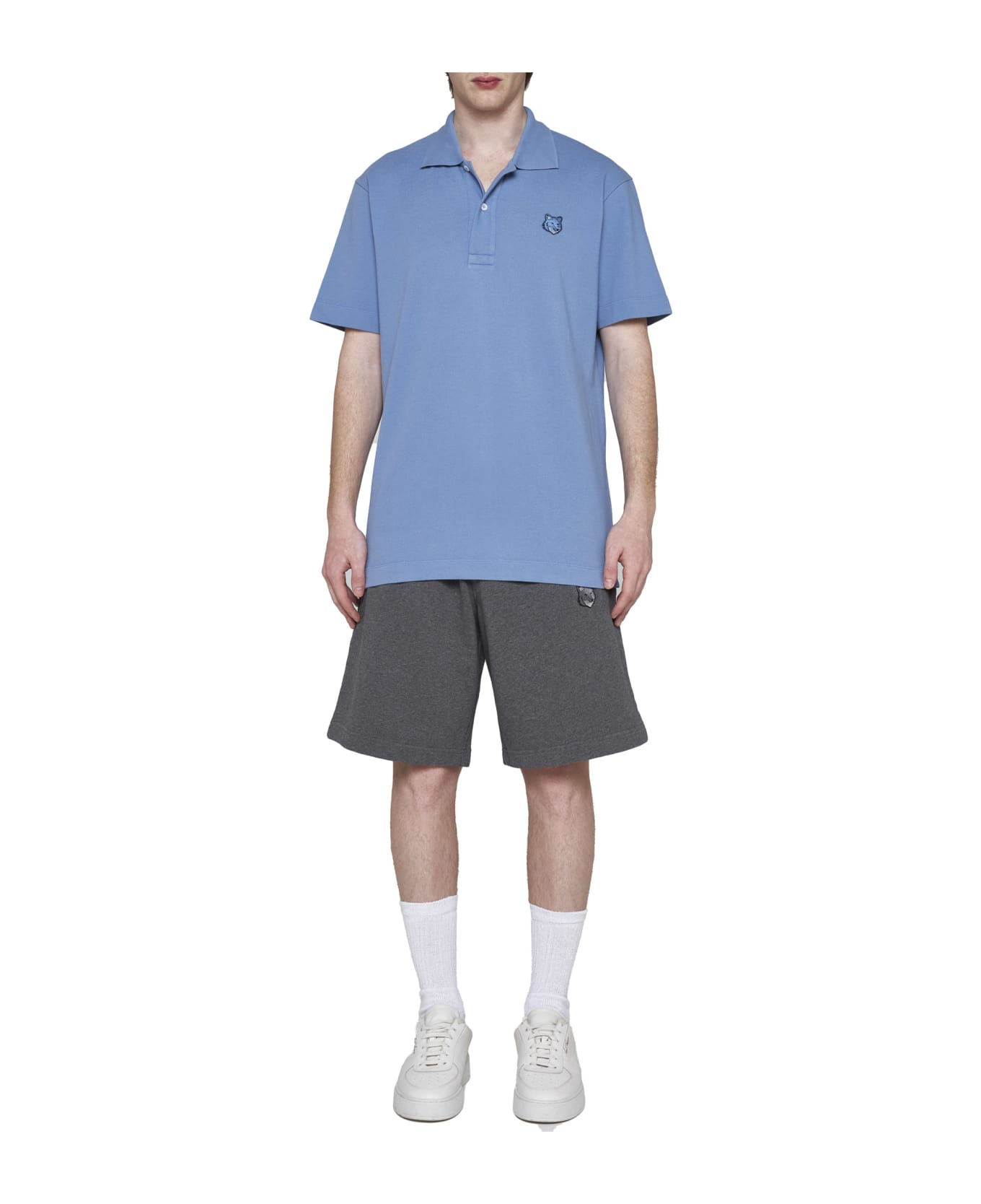 Maison Kitsuné Polo Shirt - Hampton blue