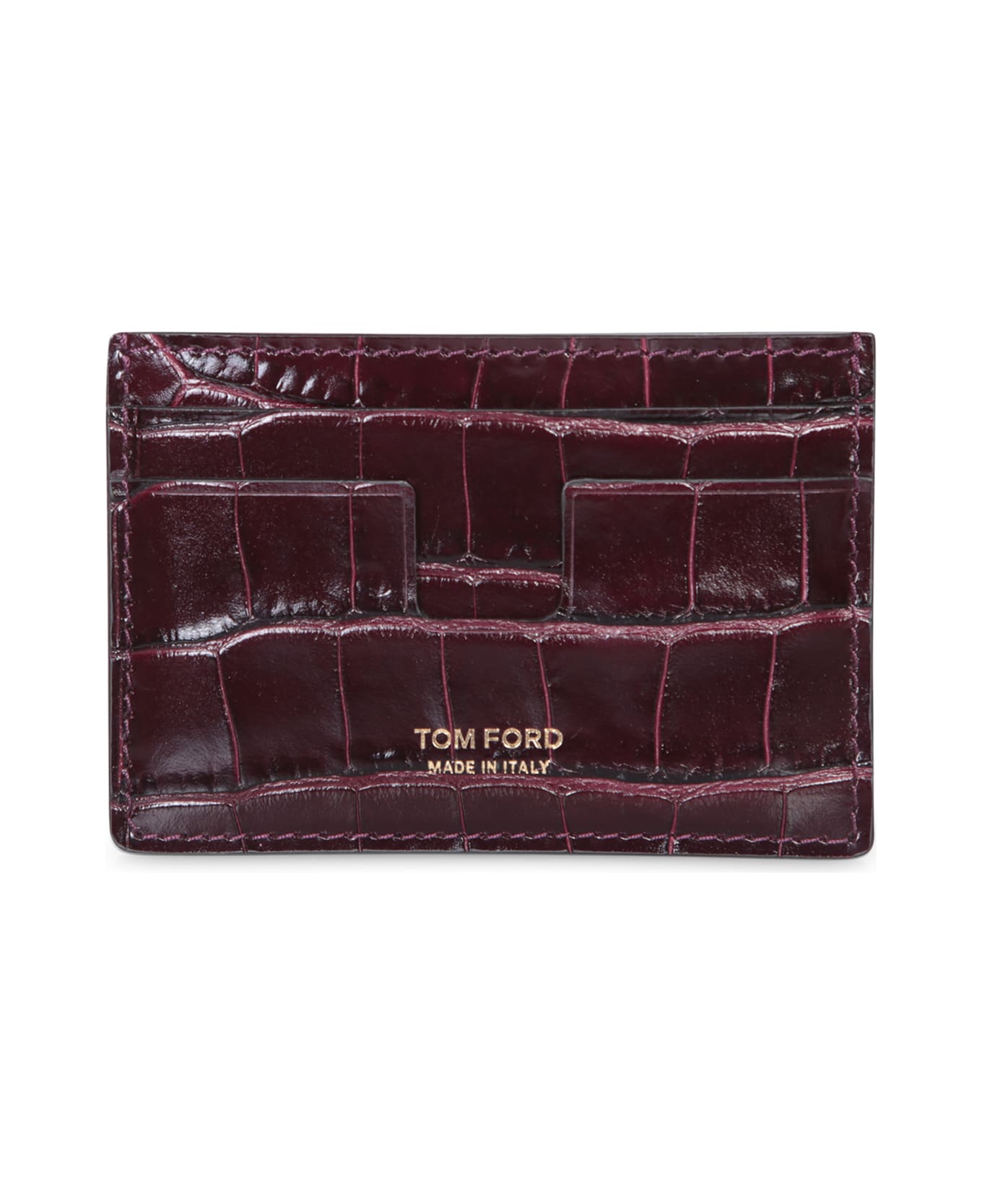 【関税＆送料込み】Tom Ford Bordeaux Card Holder With Embos c783f557e947f3eb6411904b7d16b5