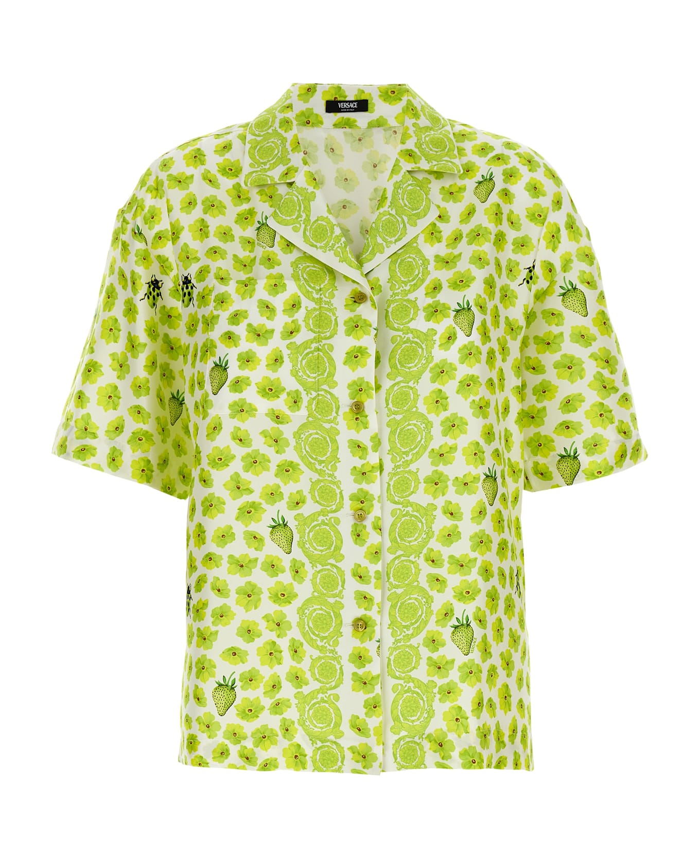 Versace 
strawberry Garden
 Shirt - Multicolor