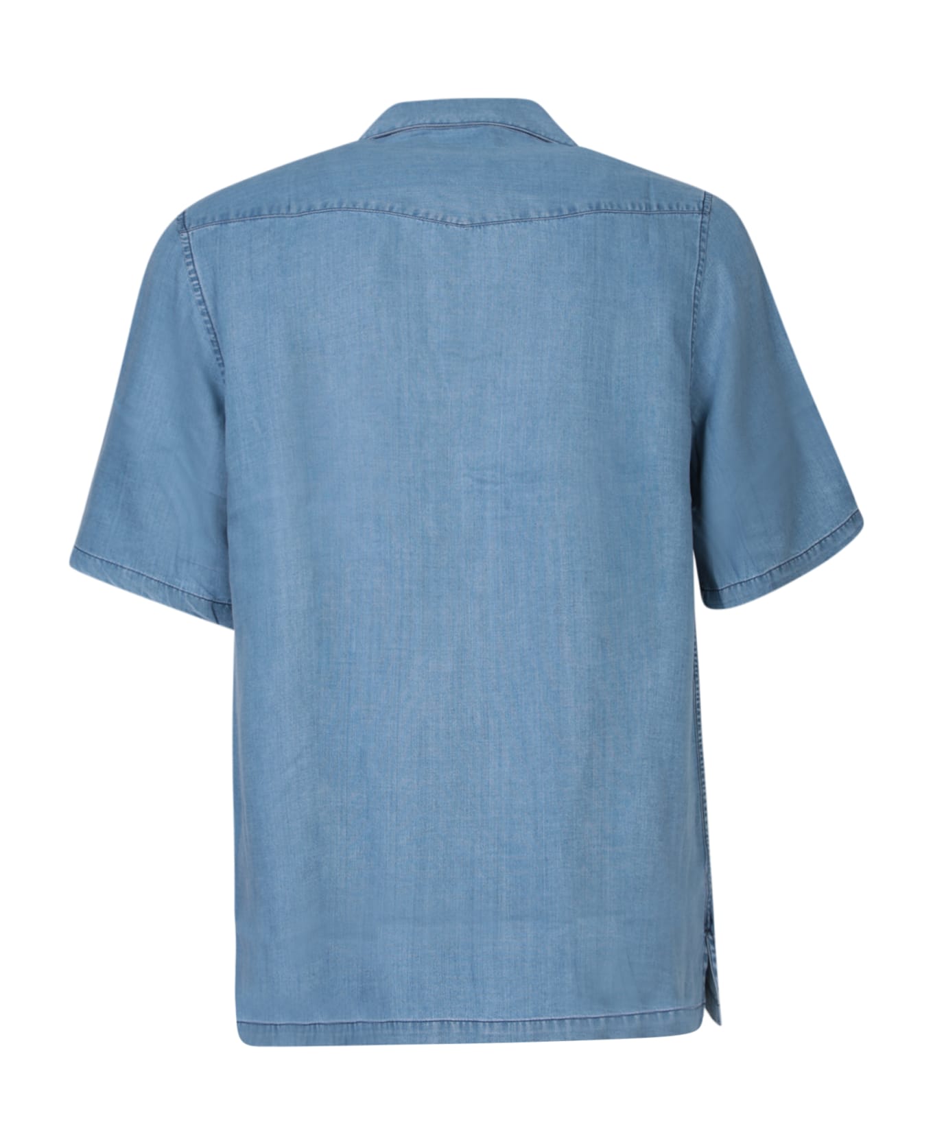 Officine Générale Denim Blue Shirt - Blue