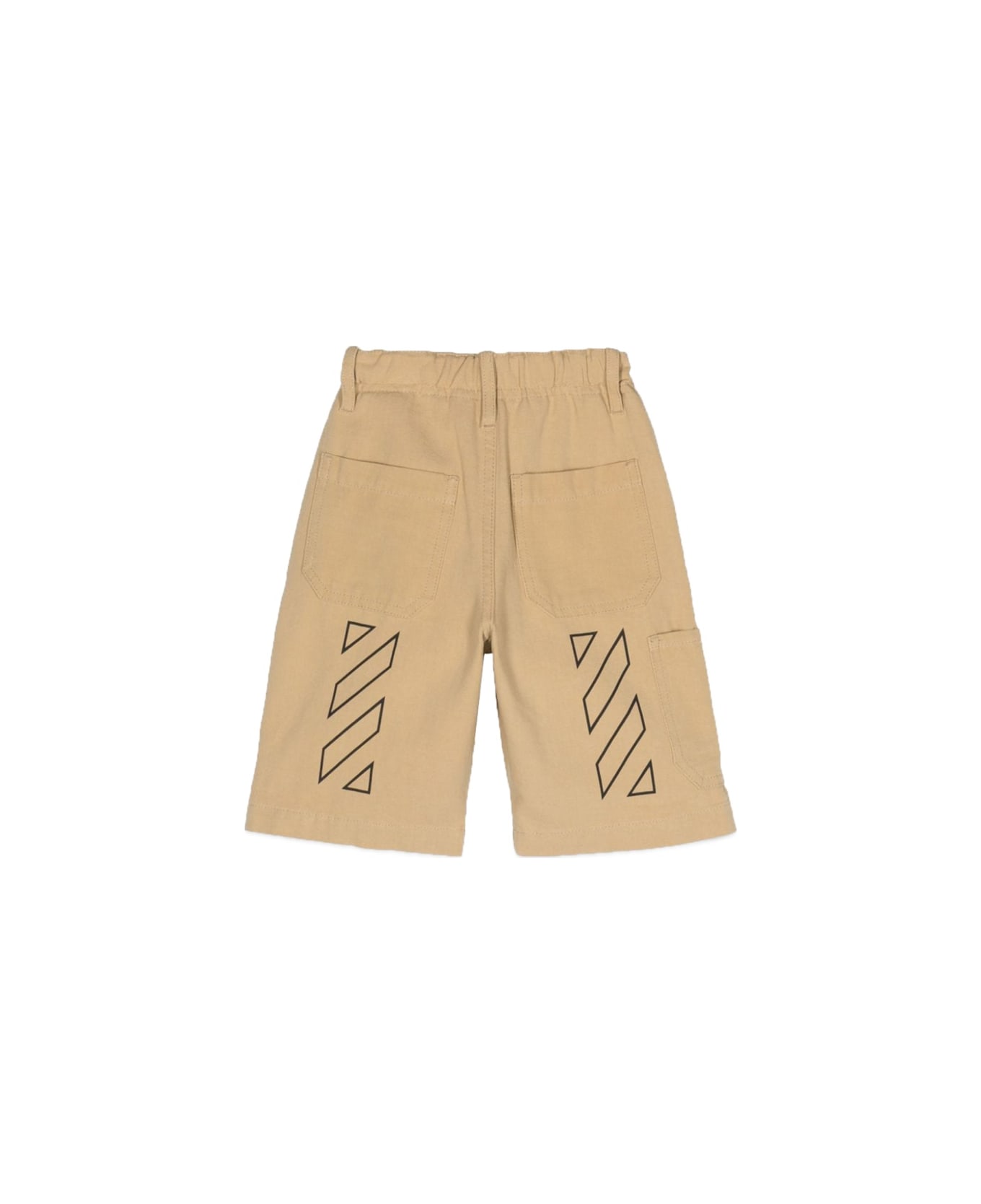 Off-White Diag Outline Worker Short - BEIGE