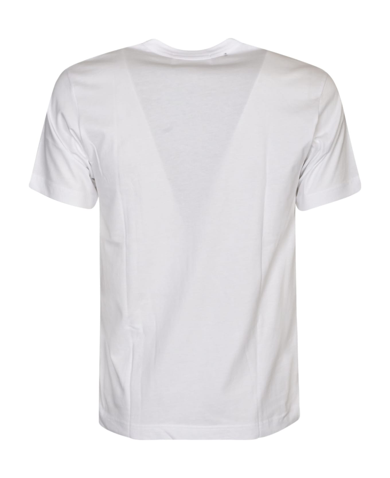 Comme des Garçons Croco Embroidered T-shirt - White