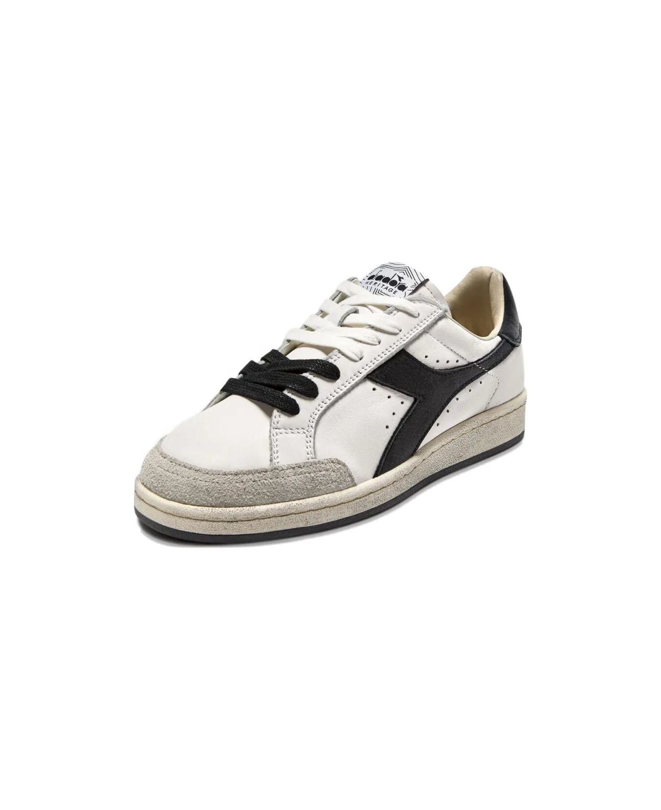 Diadora Prestige Used -  White Black