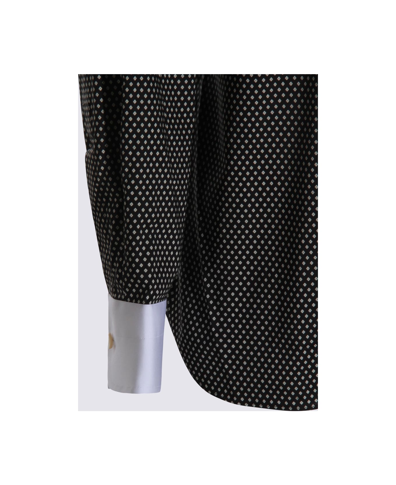 Tom Ford Black And White Cotton Shirt - Black
