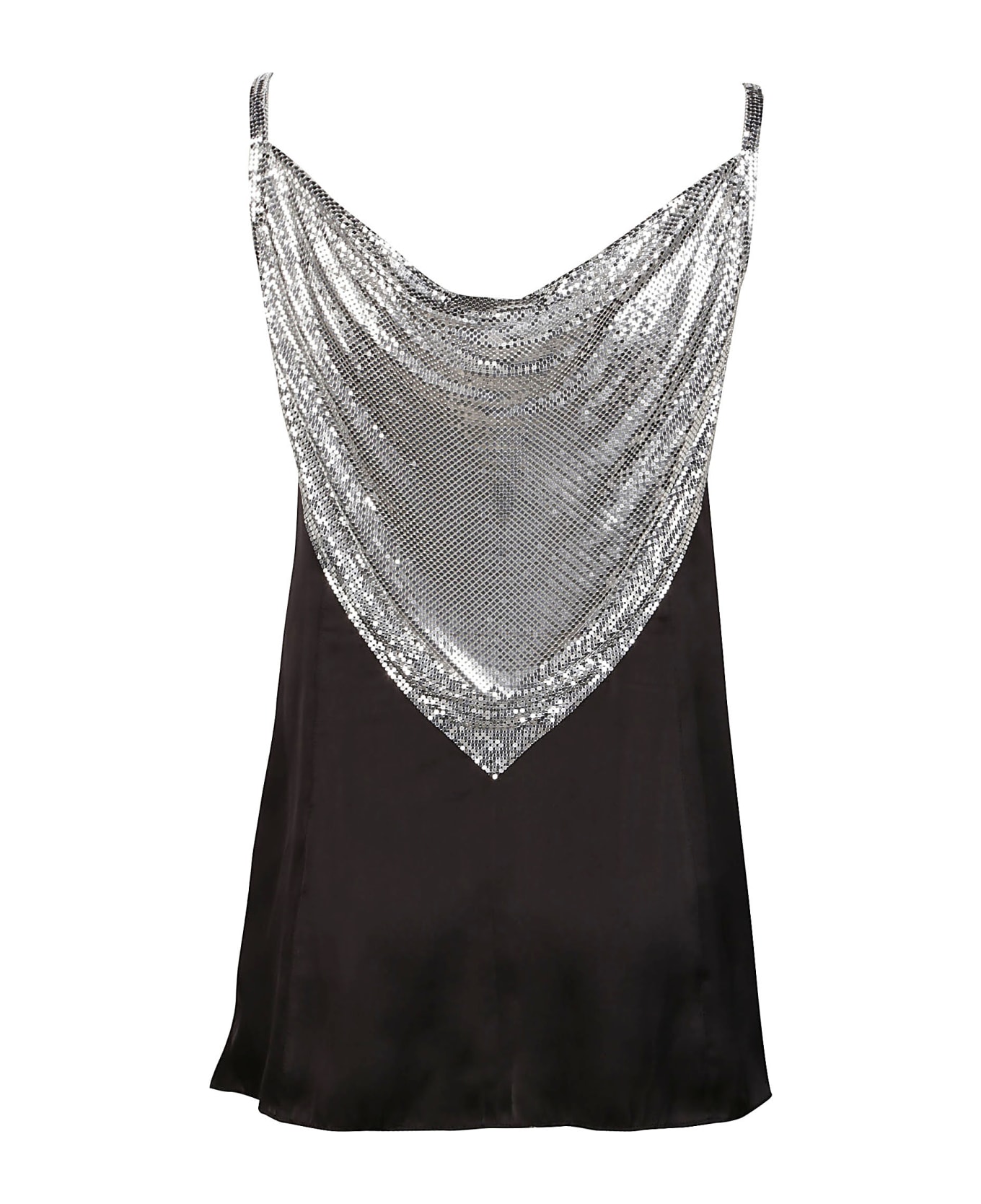 Paco Rabanne Tank Top - Black/silver トップス