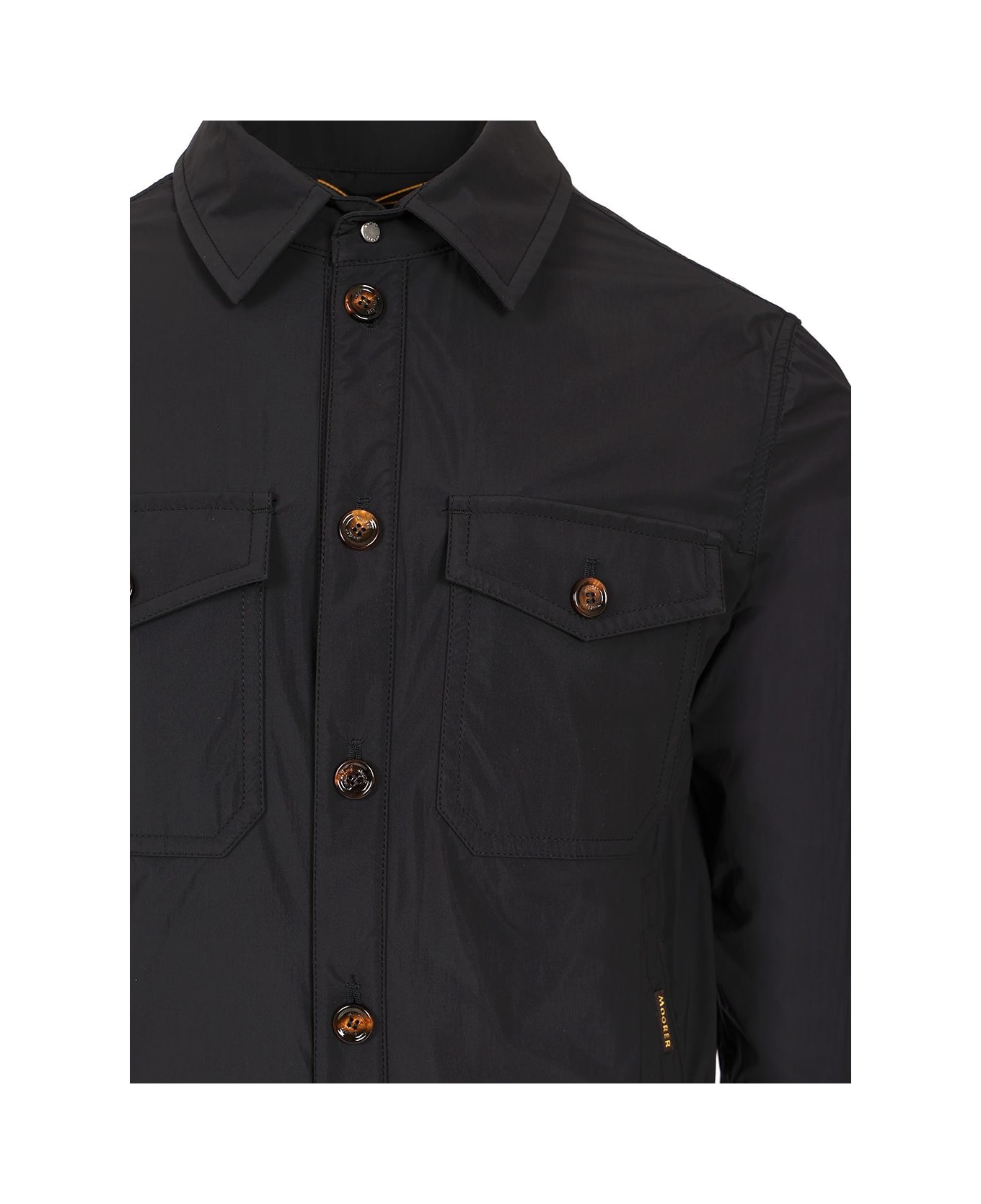 Moorer "ade-si" Overshirt - Blue