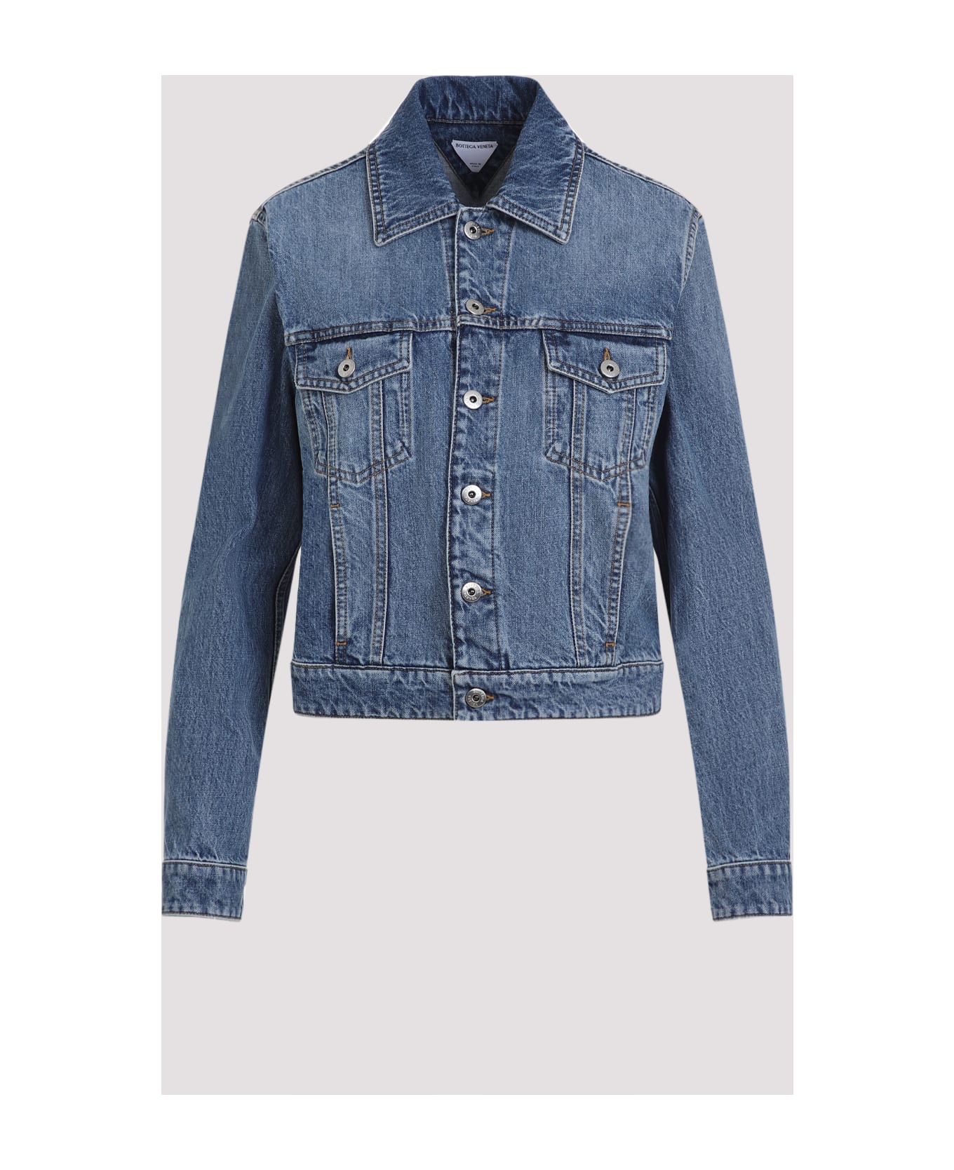 Bottega Veneta Medium Blue Denim Jacket - Mid Blue