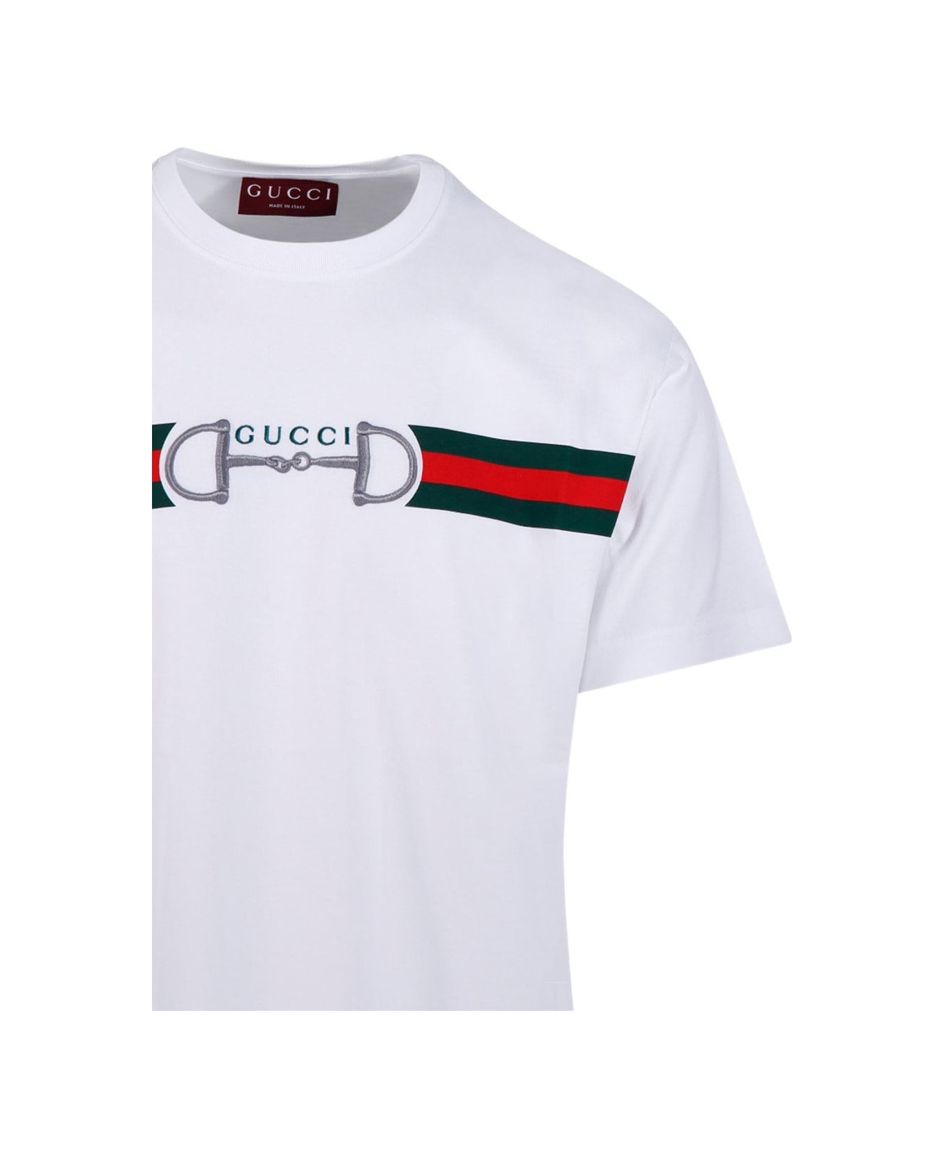 Gucci Logo Cotton T-shirt - White