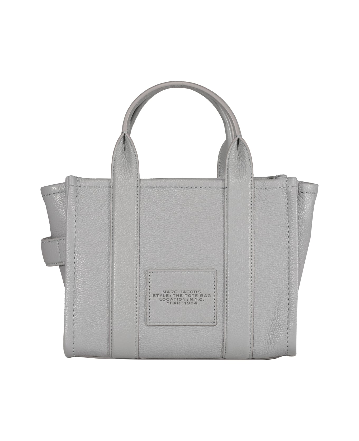 Marc Jacobs The Leather Small Tote Bag - grey