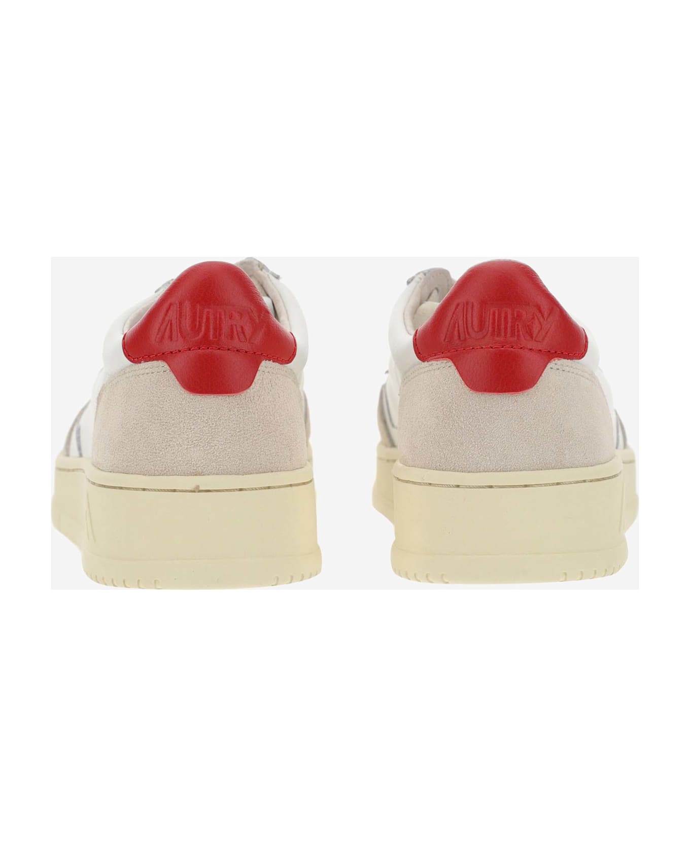 Autry Low Medalist Sneakers - Red