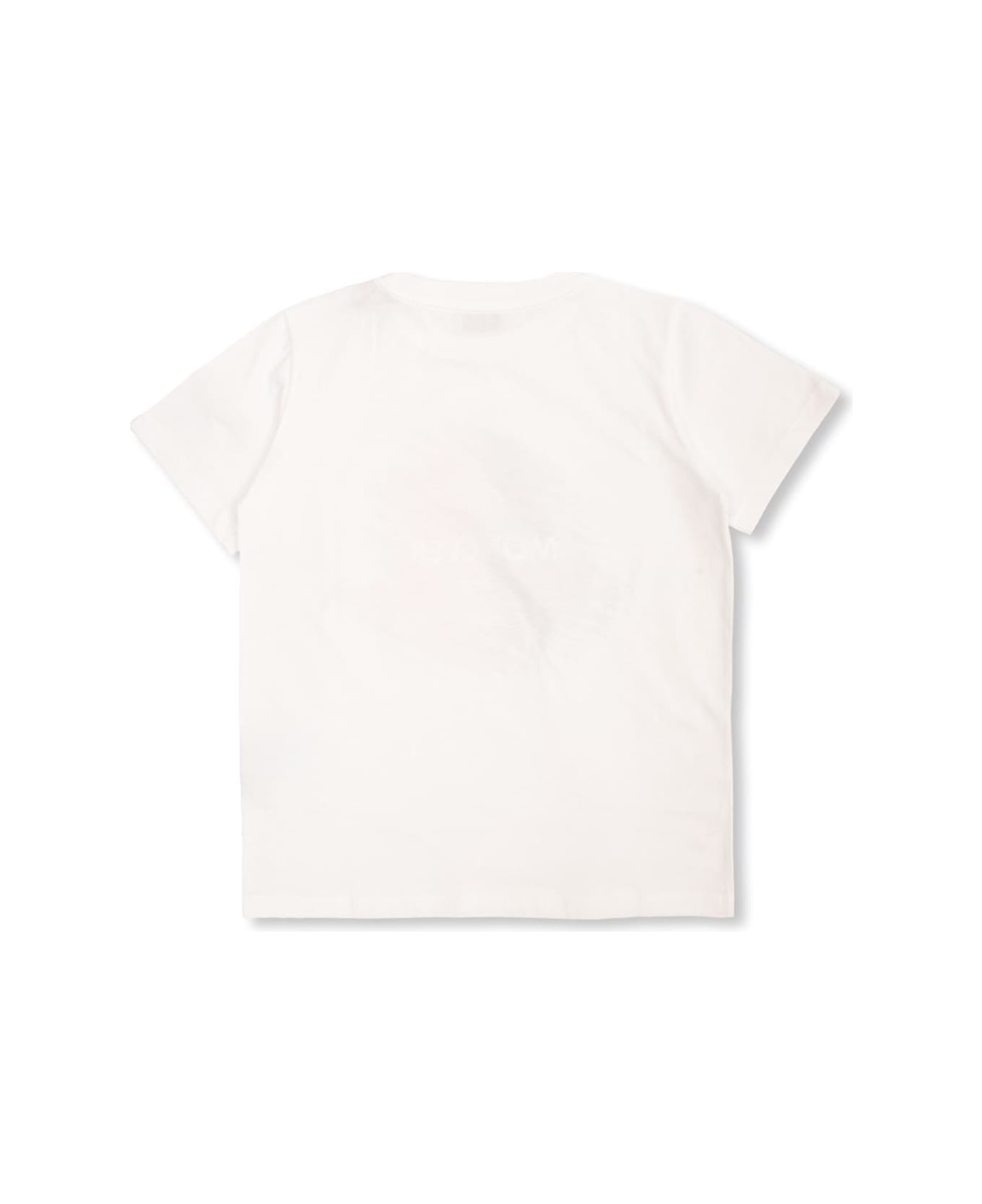 Moncler Enfant Logo-printed T-shirt - Bianco