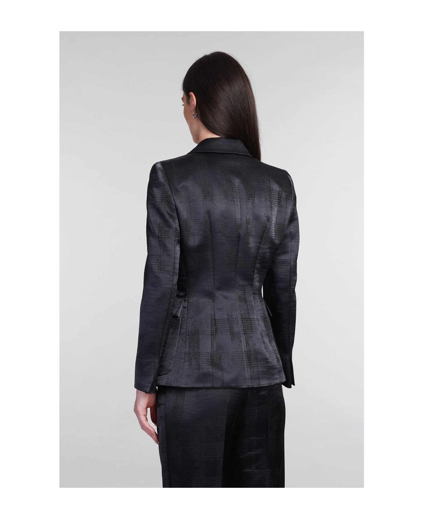 Giorgio Armani Blazer In Blue Wool - blue