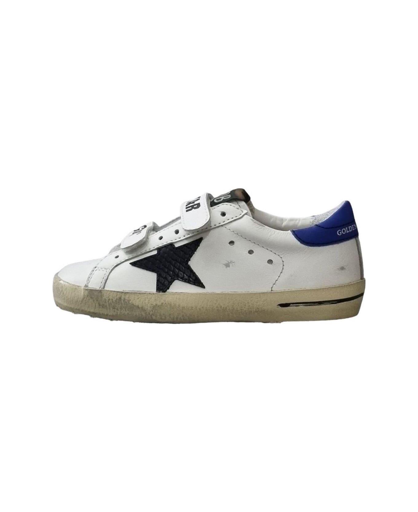 Golden Goose Round Toe Touch-strap Sneakers