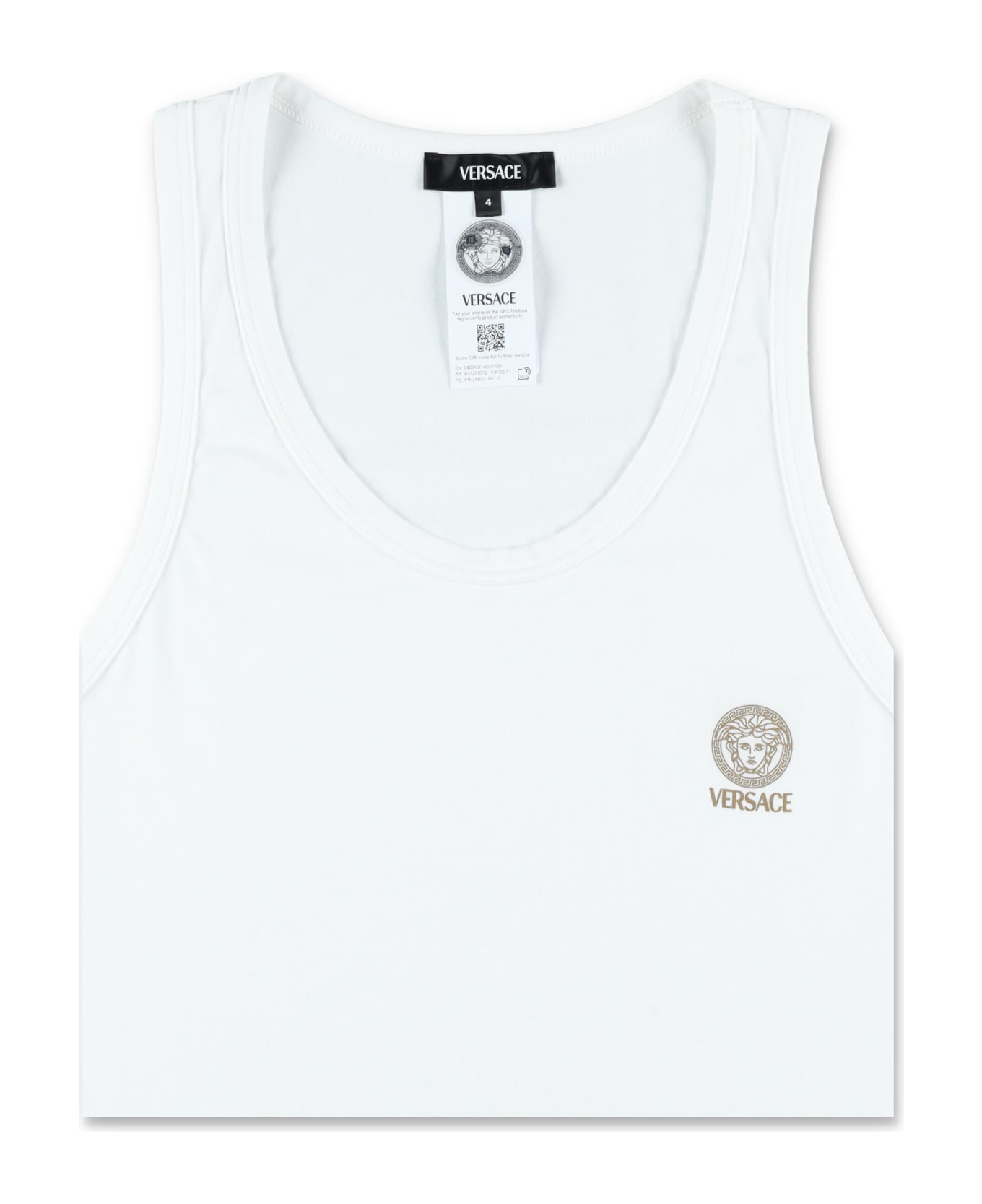 Versace Tank Top - WHITE