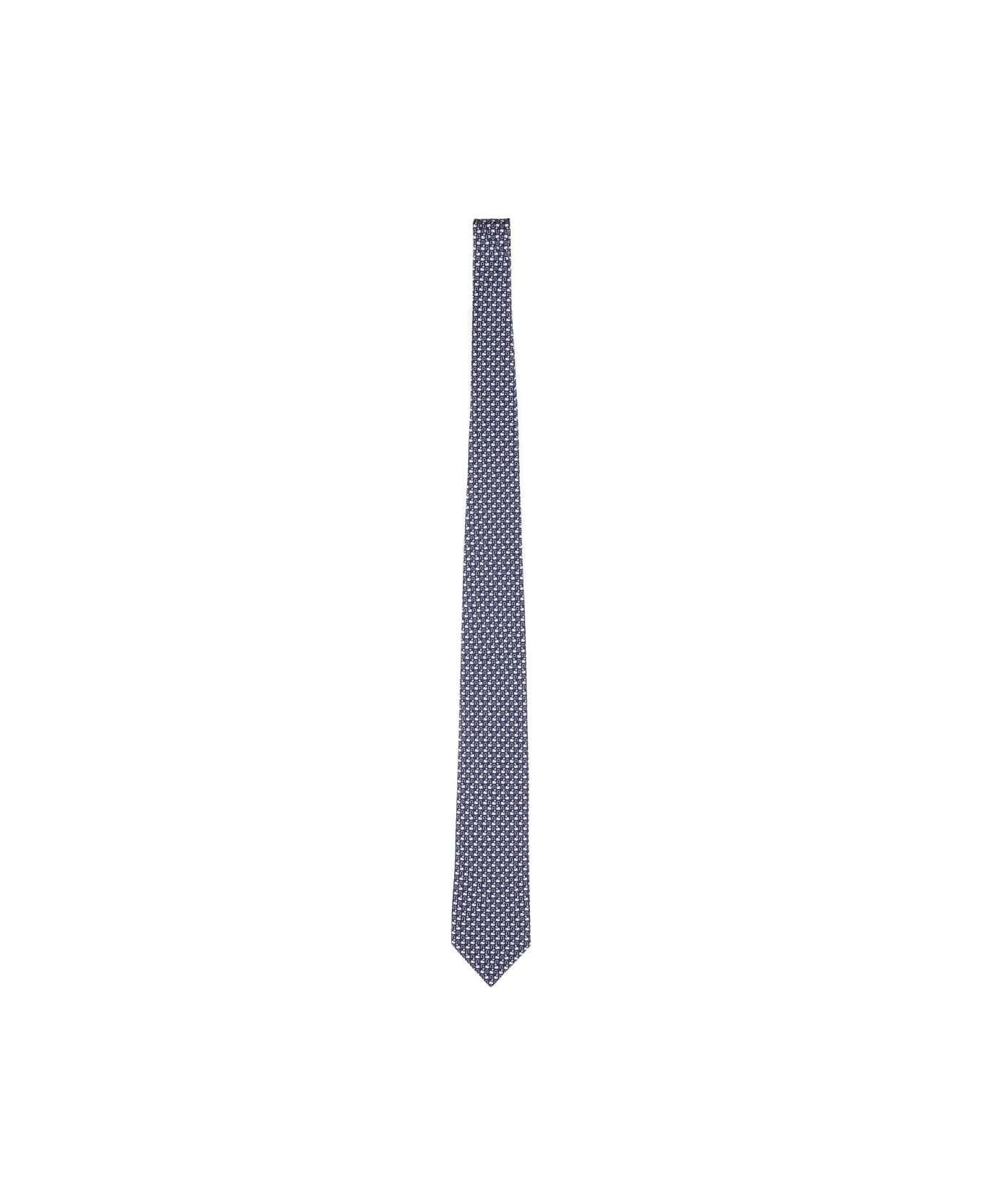 Ferragamo Tie "czarina" - BLUE