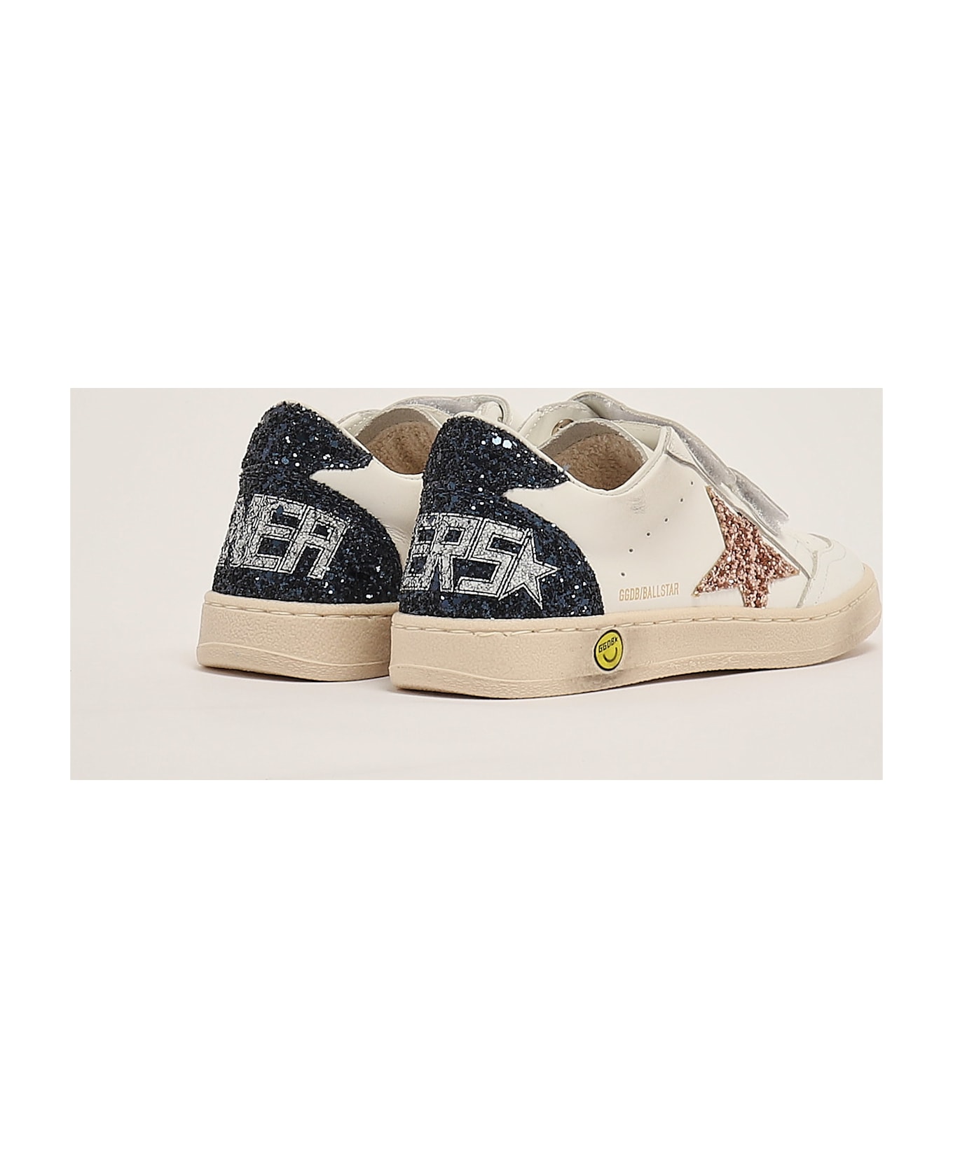 Golden Goose Ballstar Strap Sneaker - BIANCO-ORO