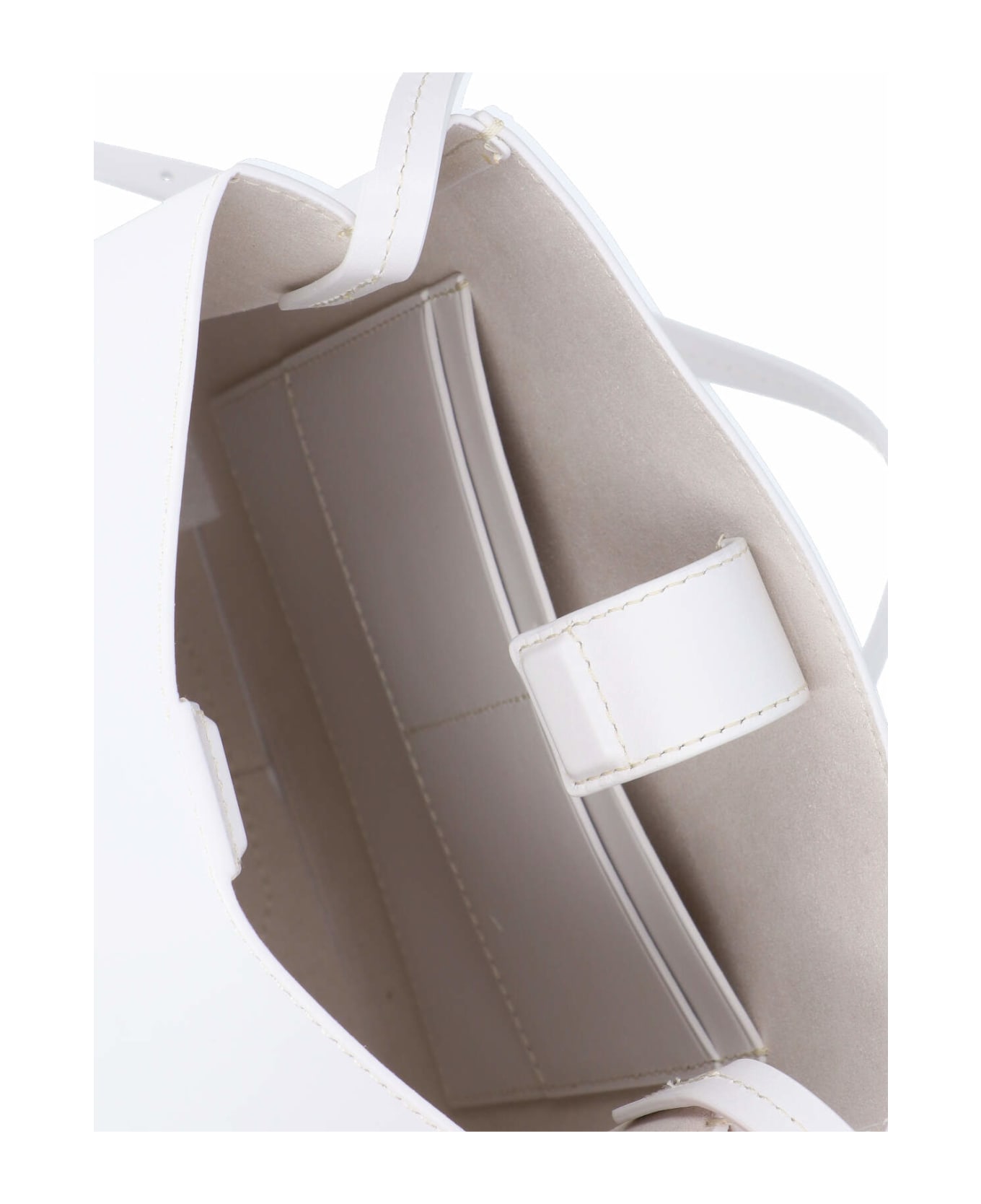 Calvin Klein Logo Crossbody Bag - White クラッチバッグ