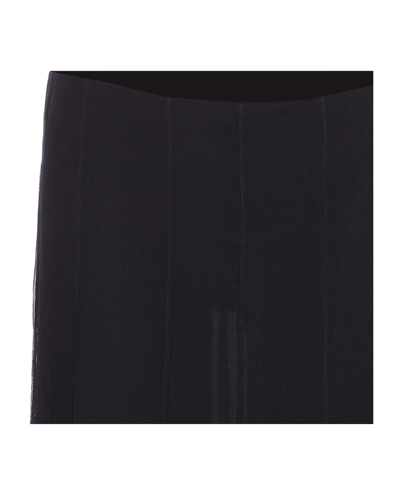 Chloé Fluid Silk Satin Maxi Skirt - Black