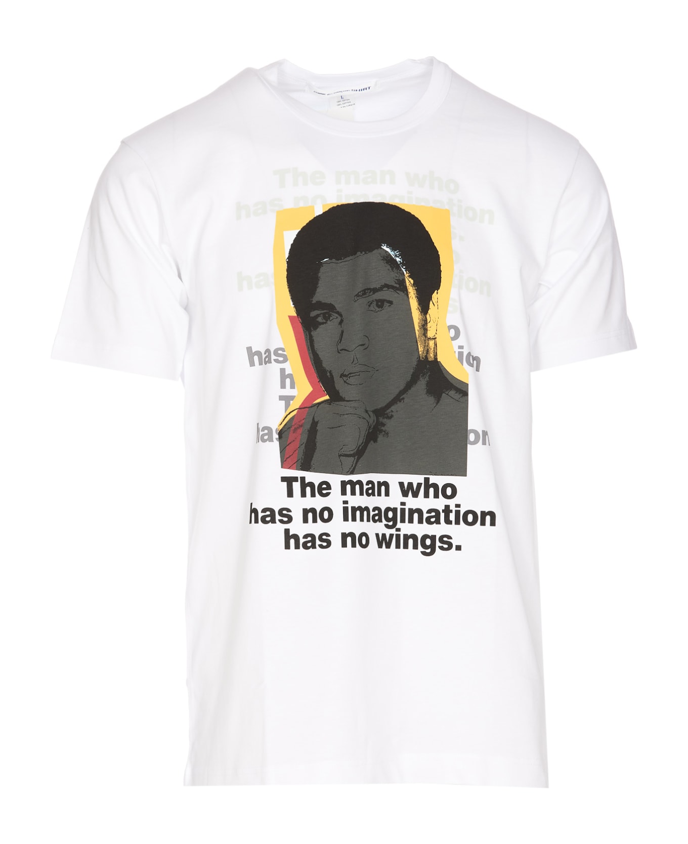 Comme des Garçons Muhammad Ali' Print T-shirt - White シャツ