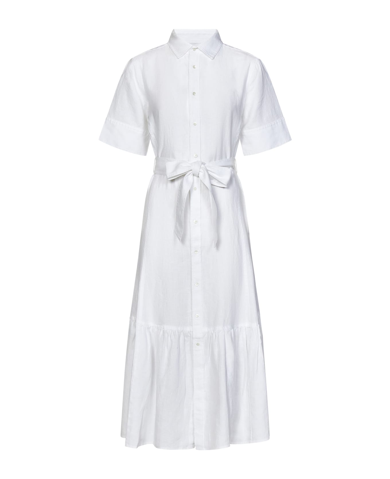 Polo Ralph Lauren Ralph Lauren Midi Dress - White ワンピース＆ドレス